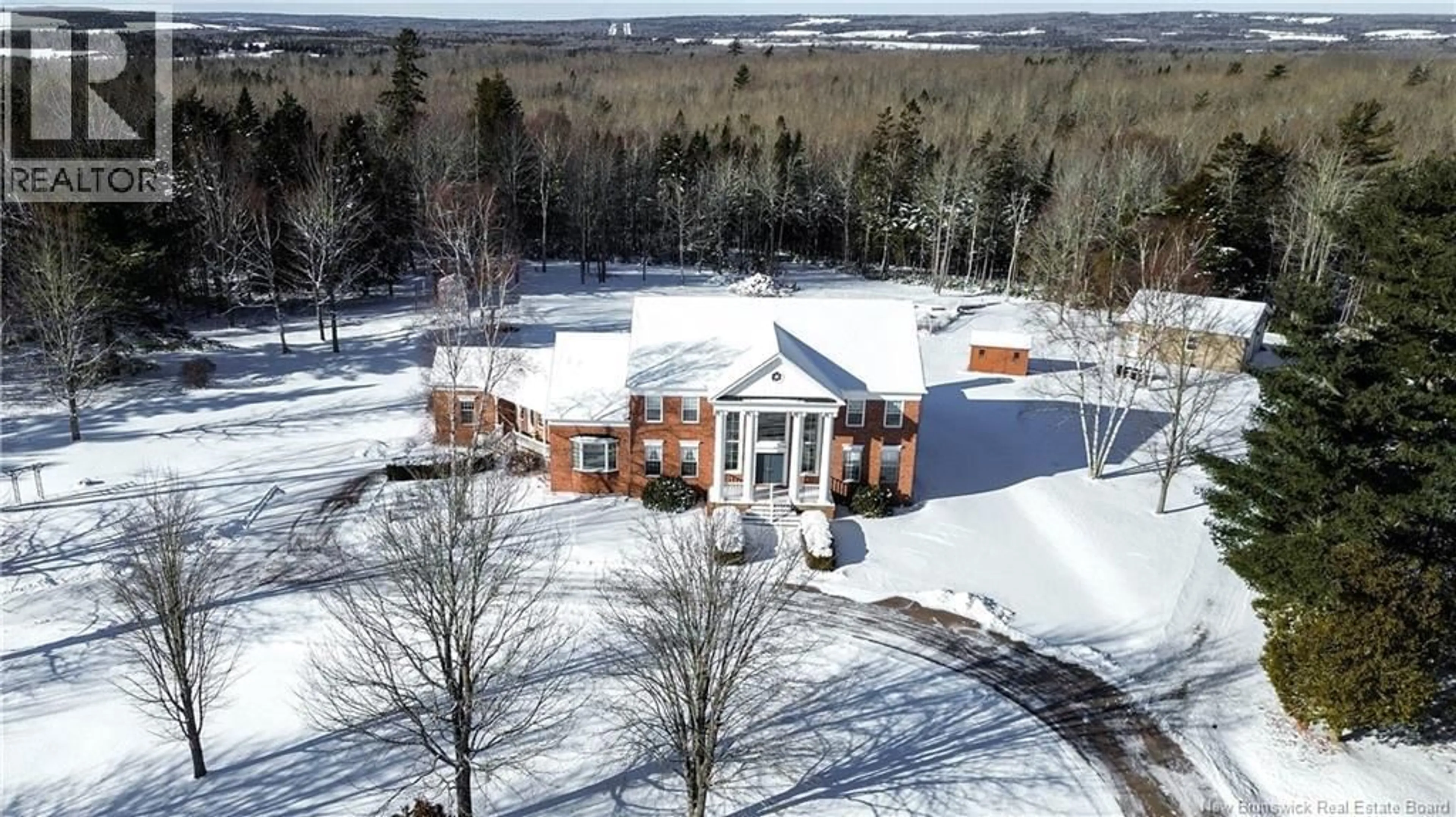 A pic from outside/outdoor area/front of a property/back of a property/a pic from drone, unknown for 50 CRANDALL ROAD, Petitcodiac New Brunswick E4Z4G7