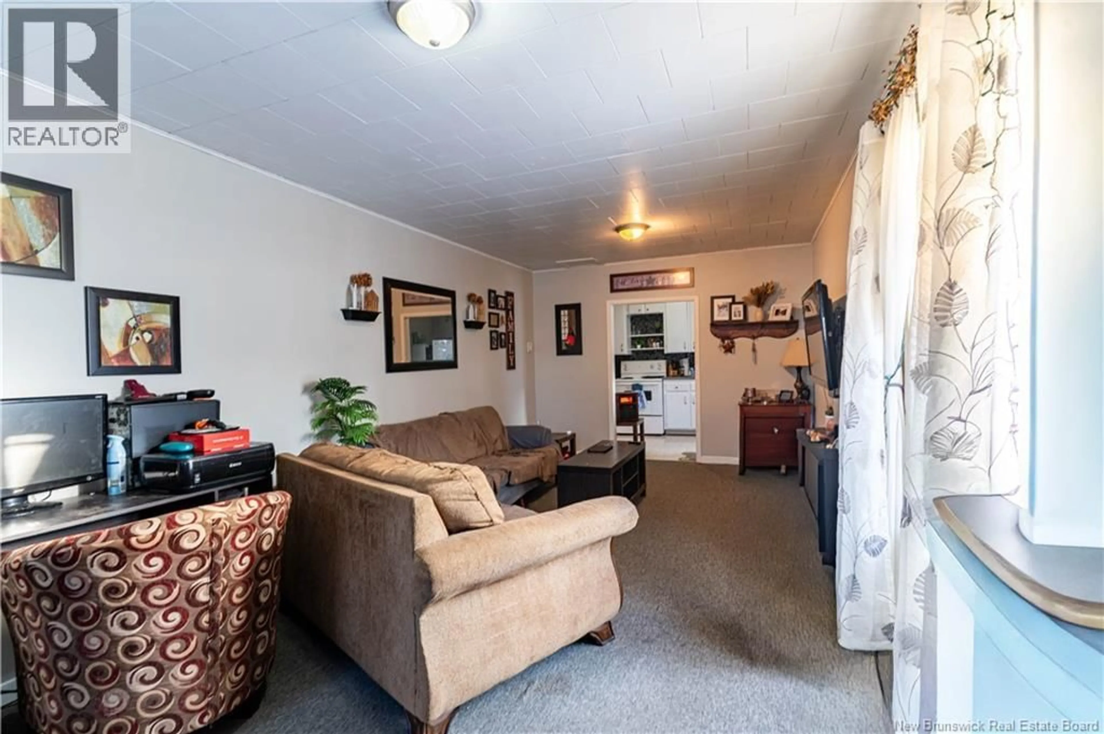 Living room with furniture, unknown for 12 ALMA LANE, Rogersville New Brunswick E4Y2N6