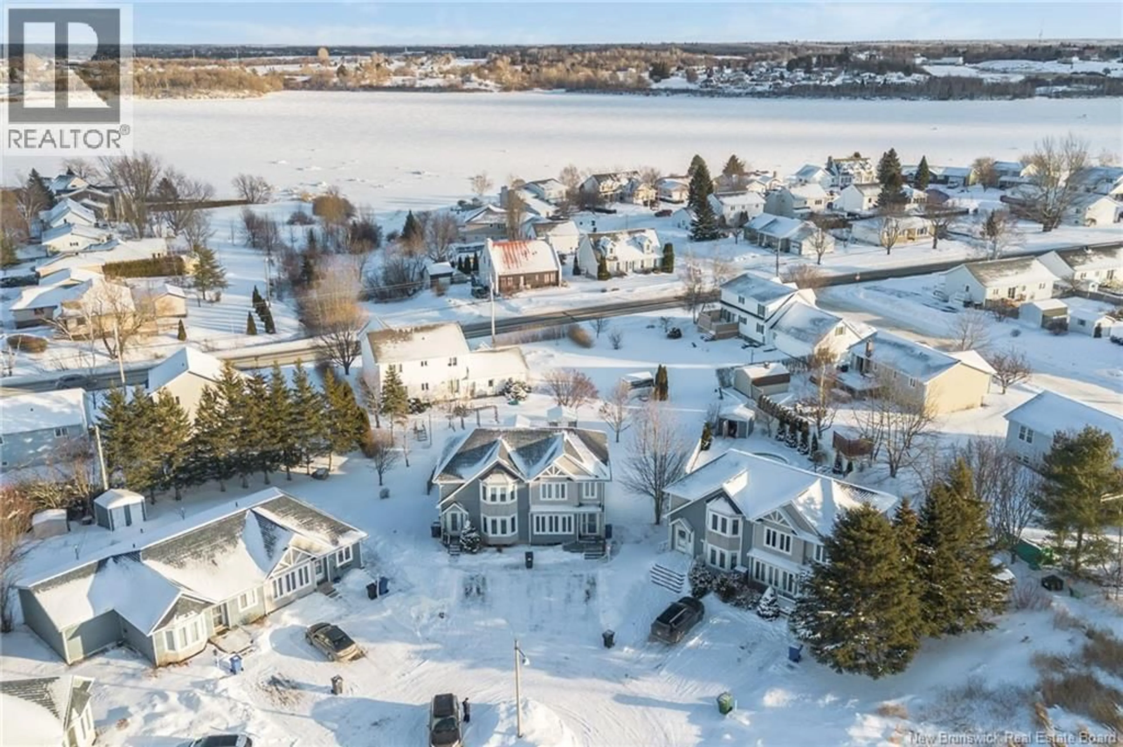 A pic from outside/outdoor area/front of a property/back of a property/a pic from drone, water/lake/river/ocean view for 1085 WESTBROOK COURT, Bathurst New Brunswick E2A4X1