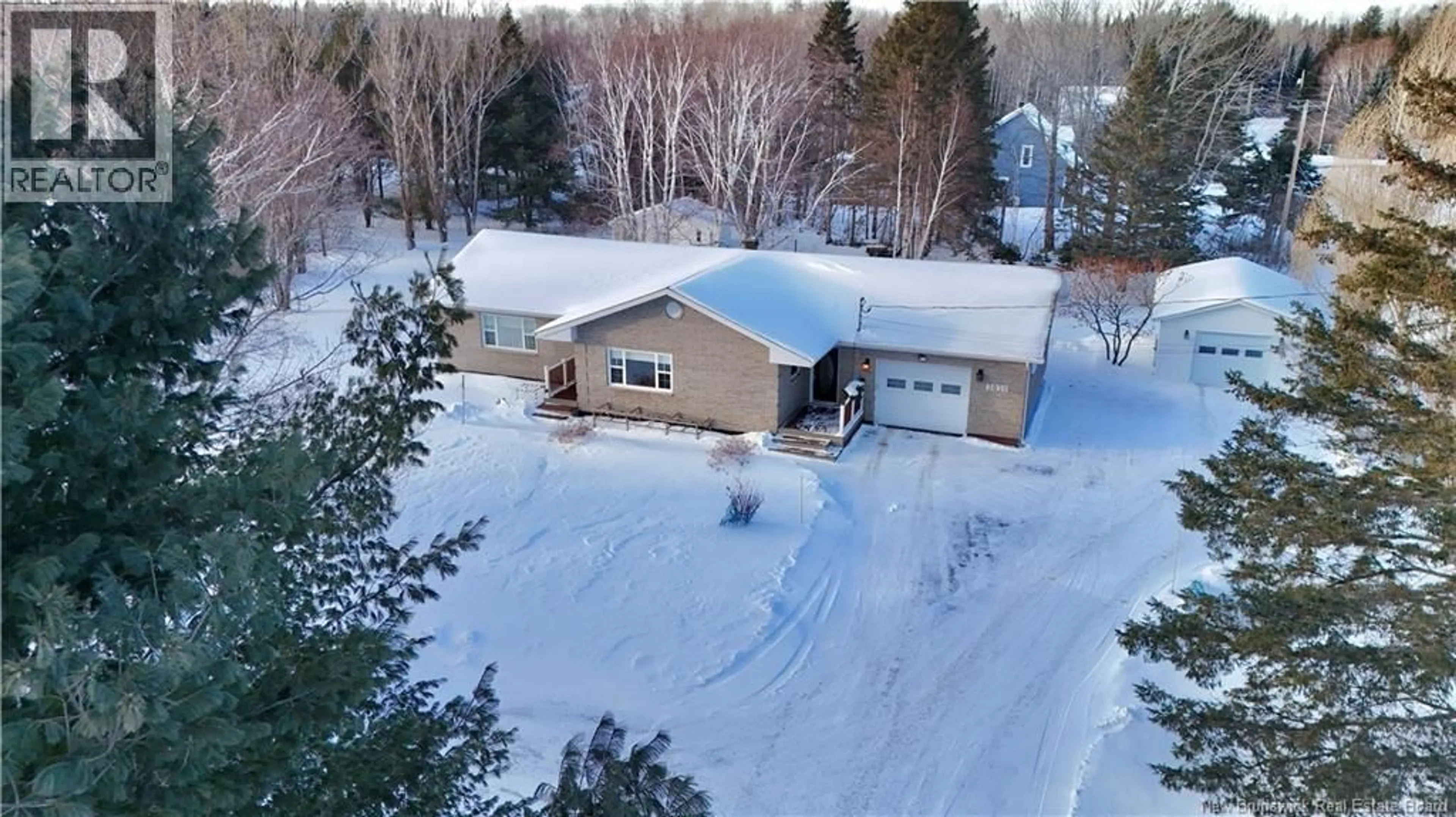 A pic from outside/outdoor area/front of a property/back of a property/a pic from drone, street for 3038 TETAGOUCHE ROAD, North Tetagouche New Brunswick E2A4Z1