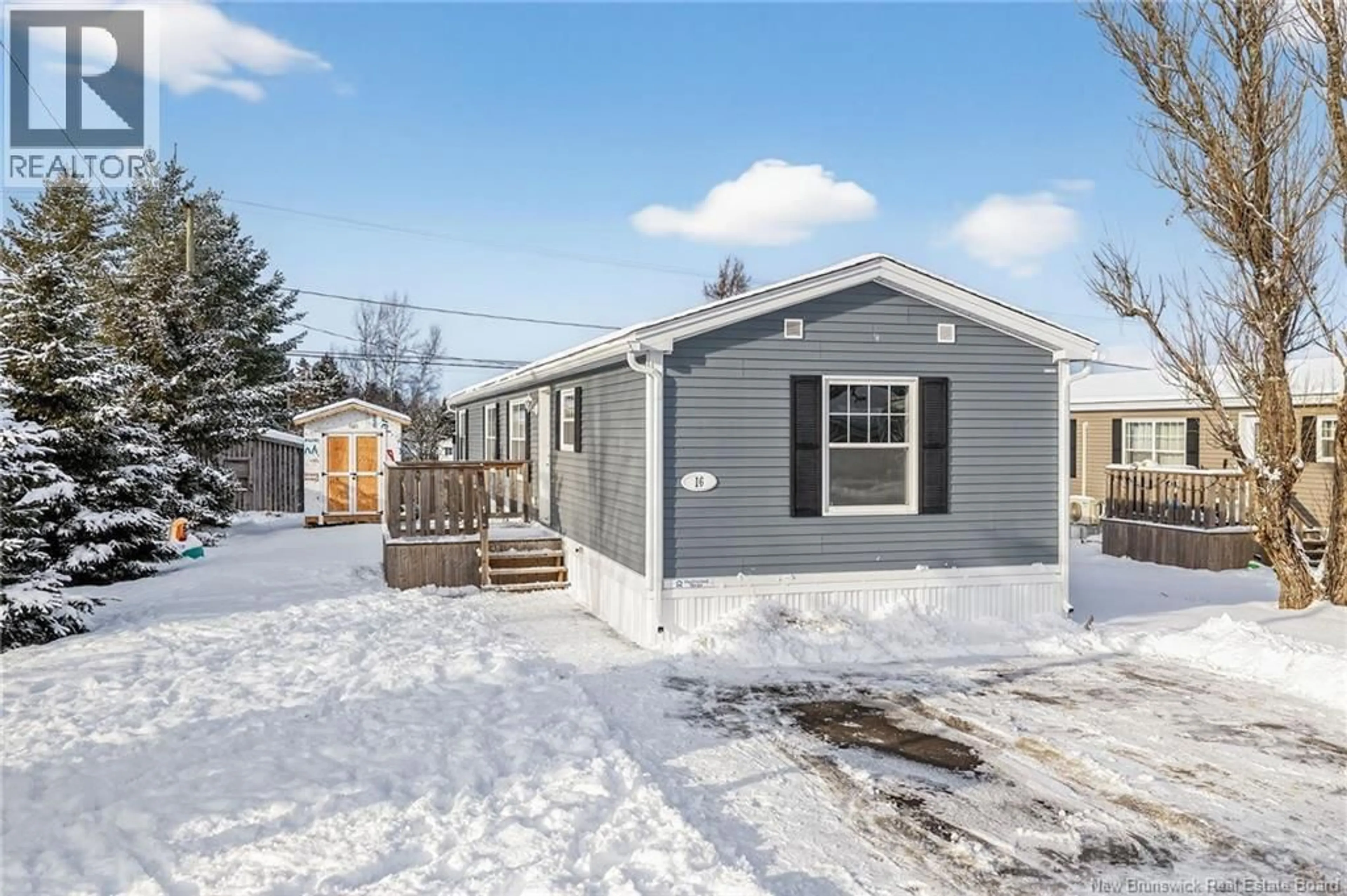 Home with vinyl exterior material, street for 16 TULIP, Riverview New Brunswick E1B5B5