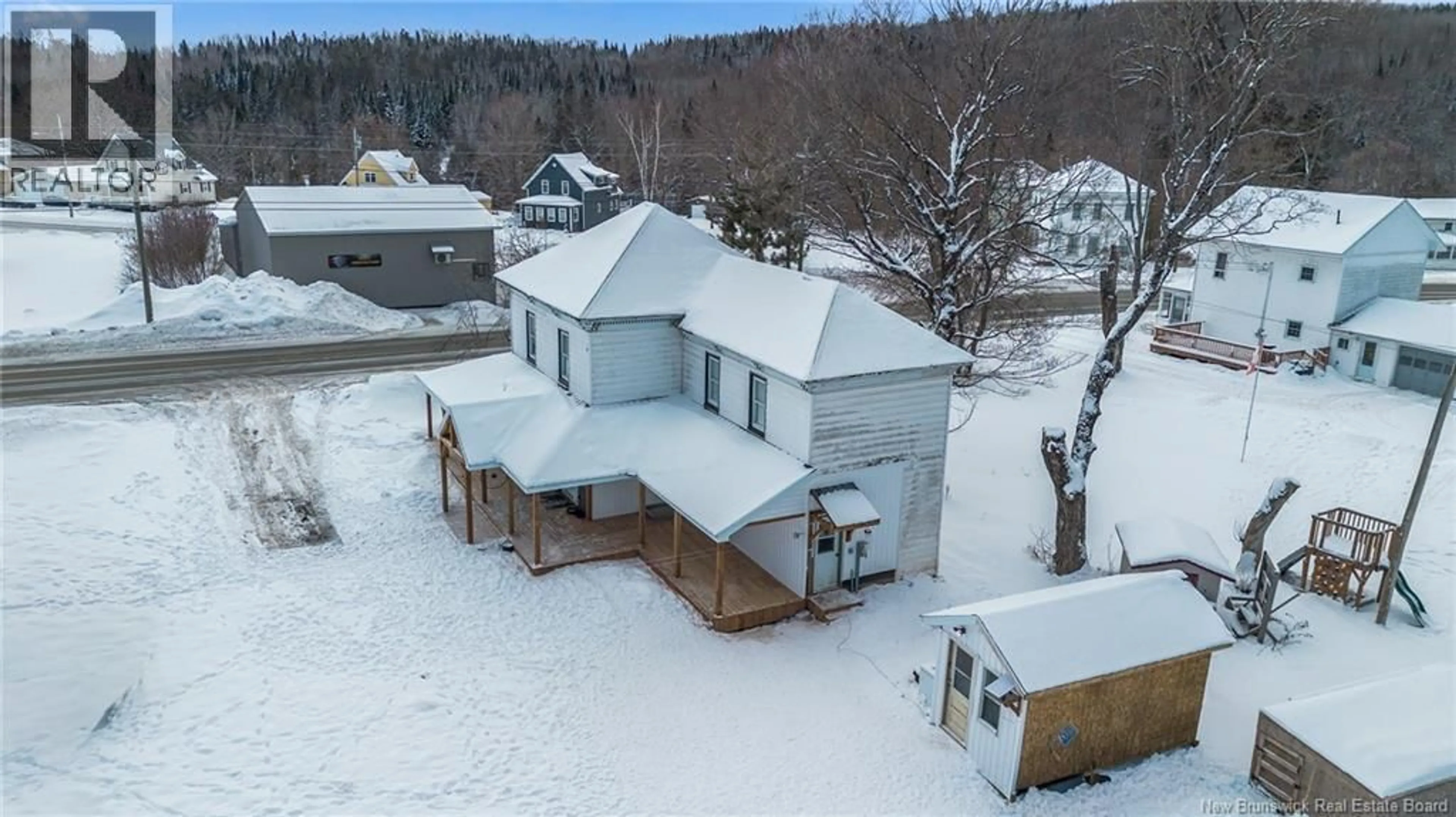 A pic from outside/outdoor area/front of a property/back of a property/a pic from drone, unknown for 810 CENTRAL STREET, Centreville New Brunswick E7K2B6