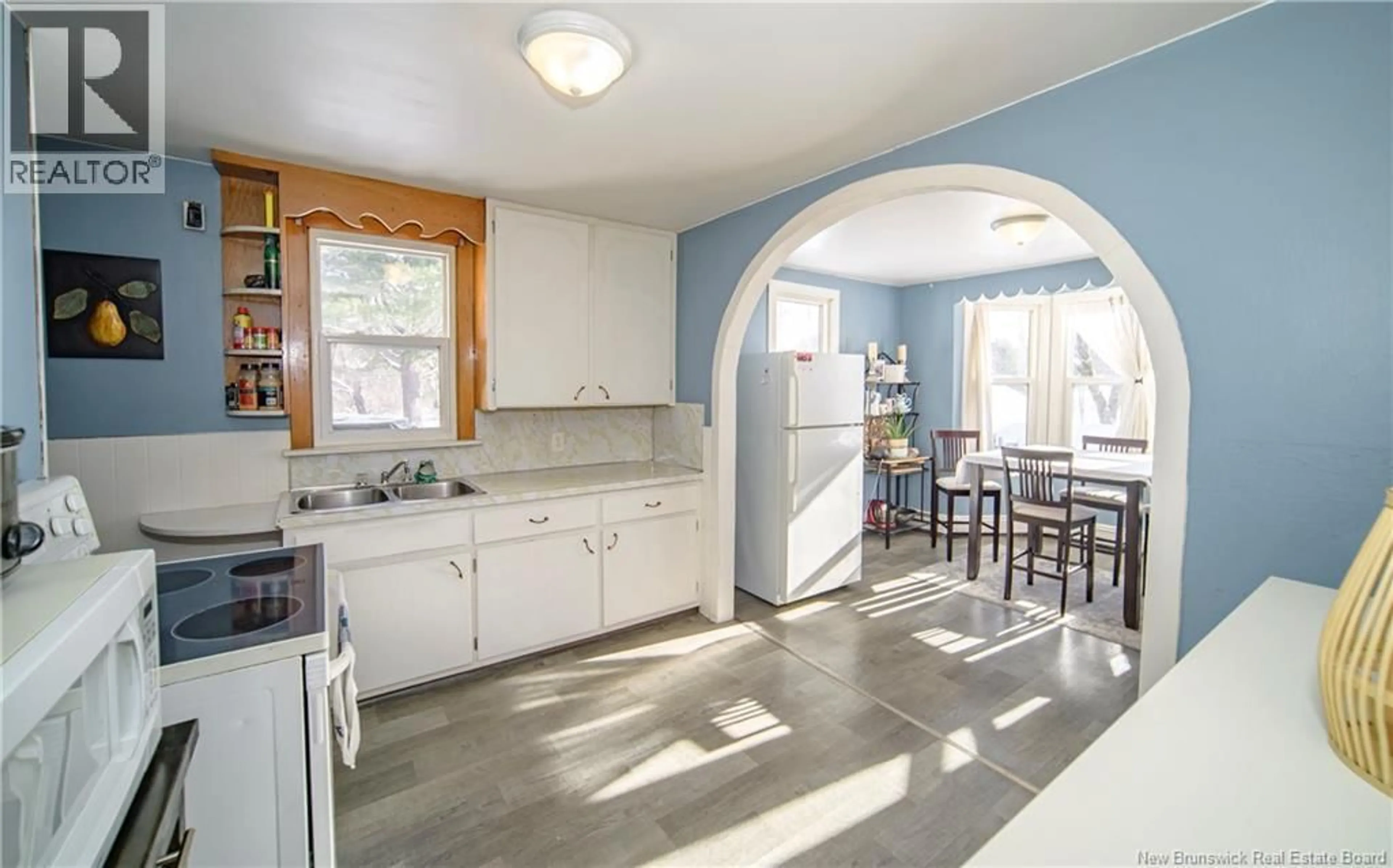 Open concept kitchen, ceramic/tile floor for 378 ROUTE 116, Briggs Corner New Brunswick E4A1K3