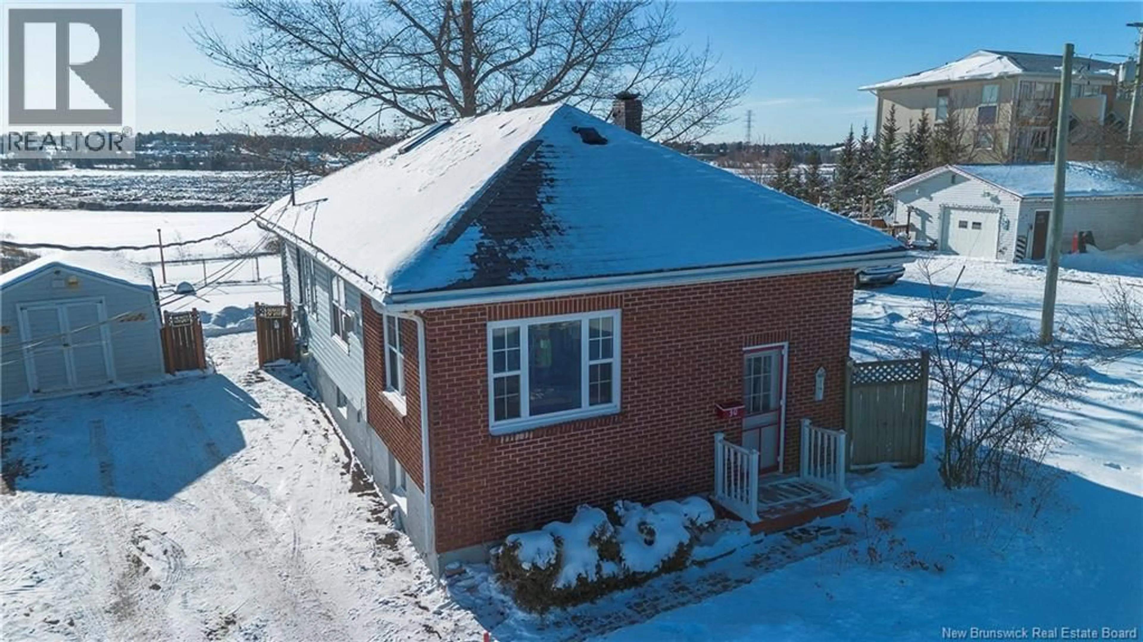 A pic from outside/outdoor area/front of a property/back of a property/a pic from drone, building for 30 SALISBURY ROAD, Moncton New Brunswick E1E1A4