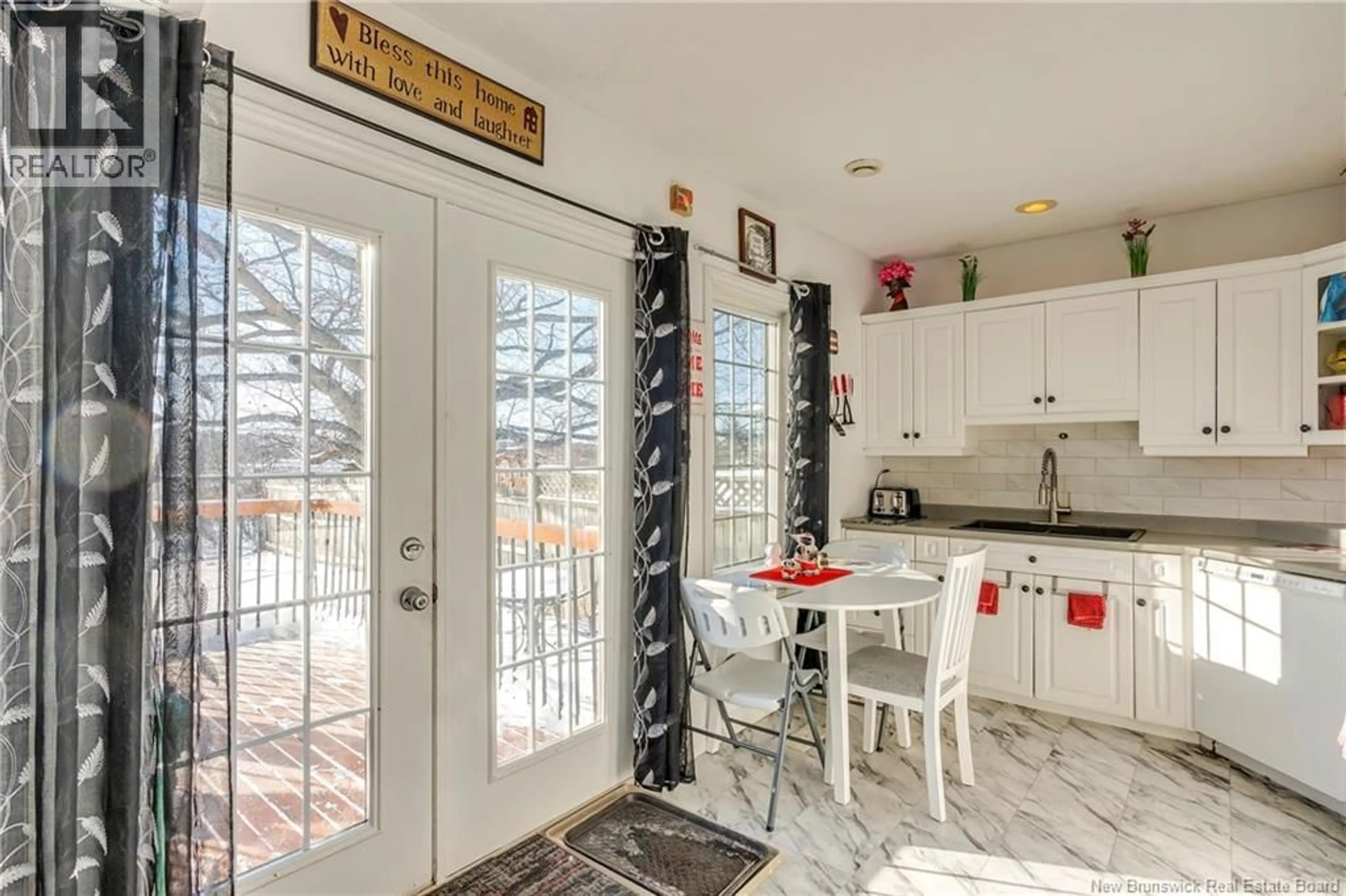 Open concept kitchen, ceramic/tile floor for 30 SALISBURY ROAD, Moncton New Brunswick E1E1A4