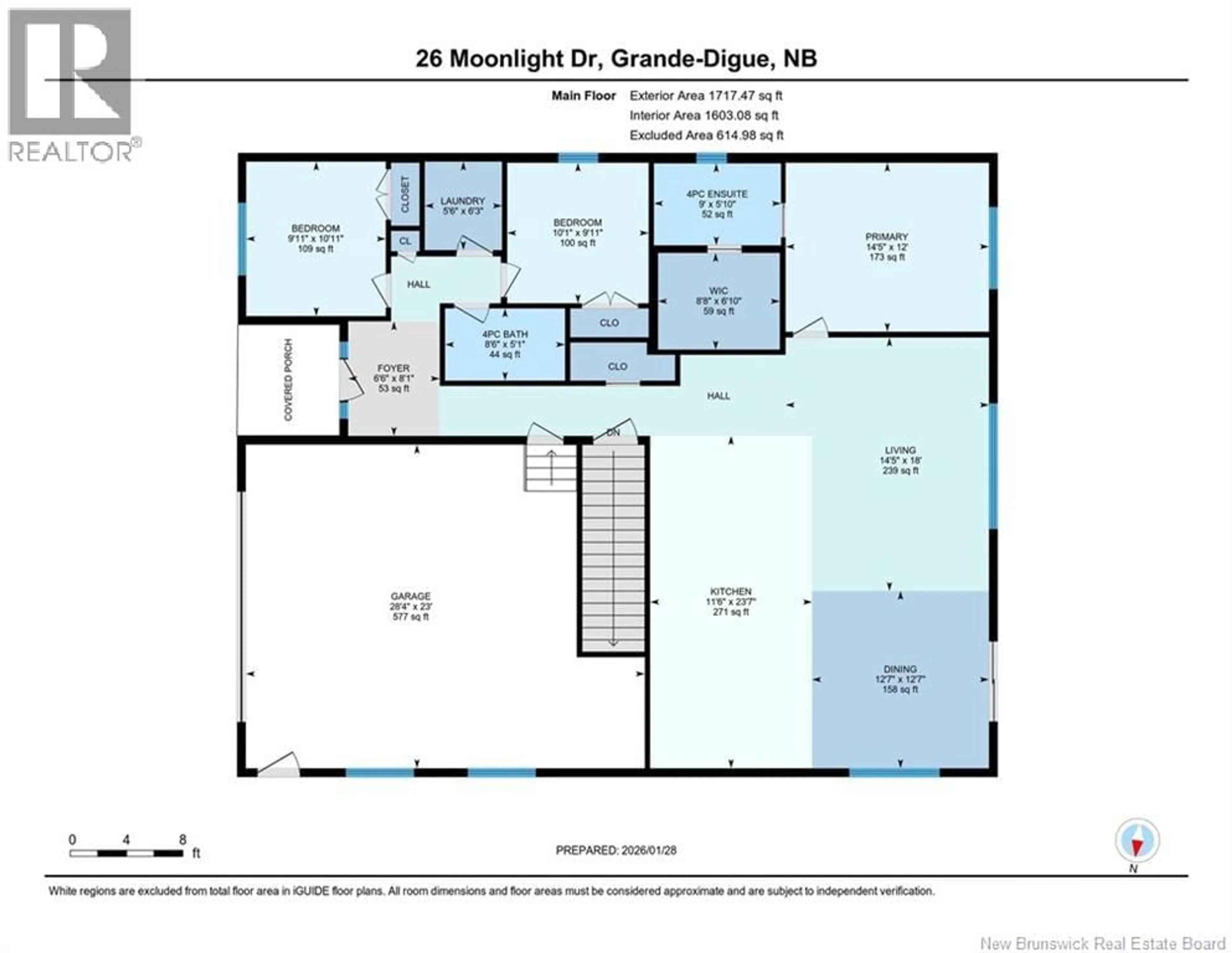 Floor plan for 26 MOONLIGHT DRIVE, Grande-Digue New Brunswick E4R4X2