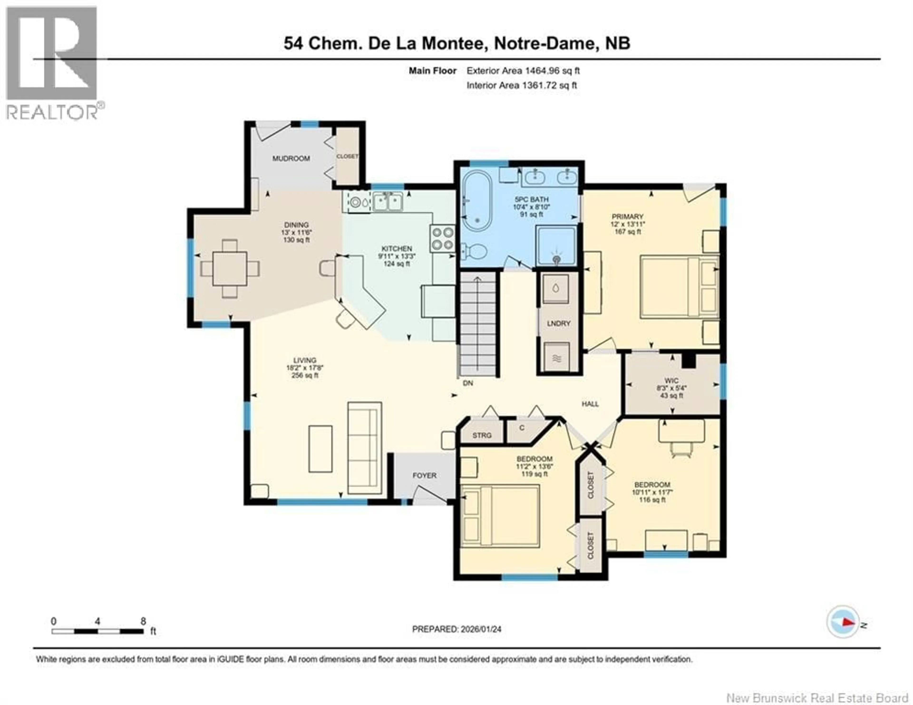 Floor plan for 54 DE LA MONTEE, Notre-Dame New Brunswick E4V0C2