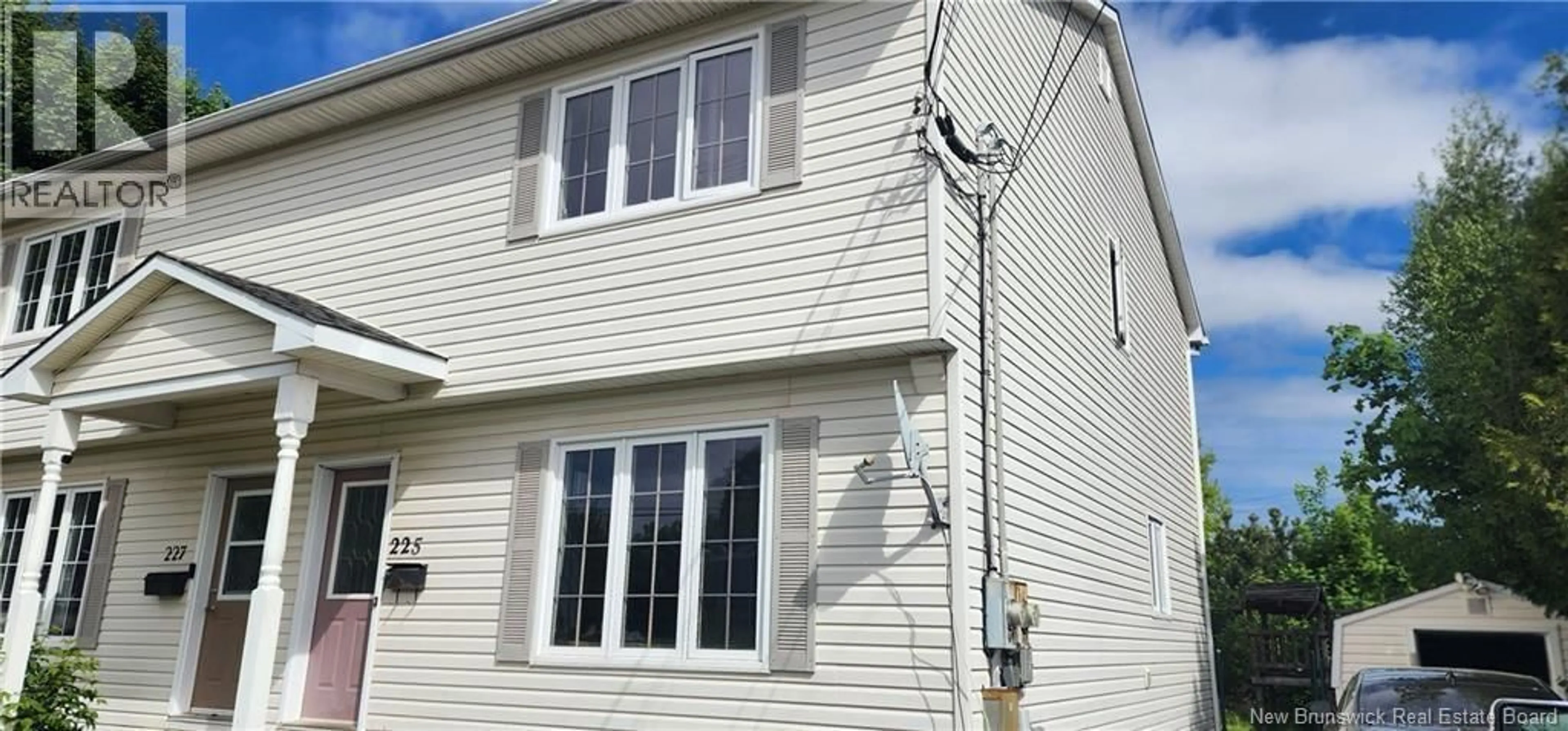 Home with vinyl exterior material, street for 225 KENDRA, Moncton New Brunswick E1C8Y4