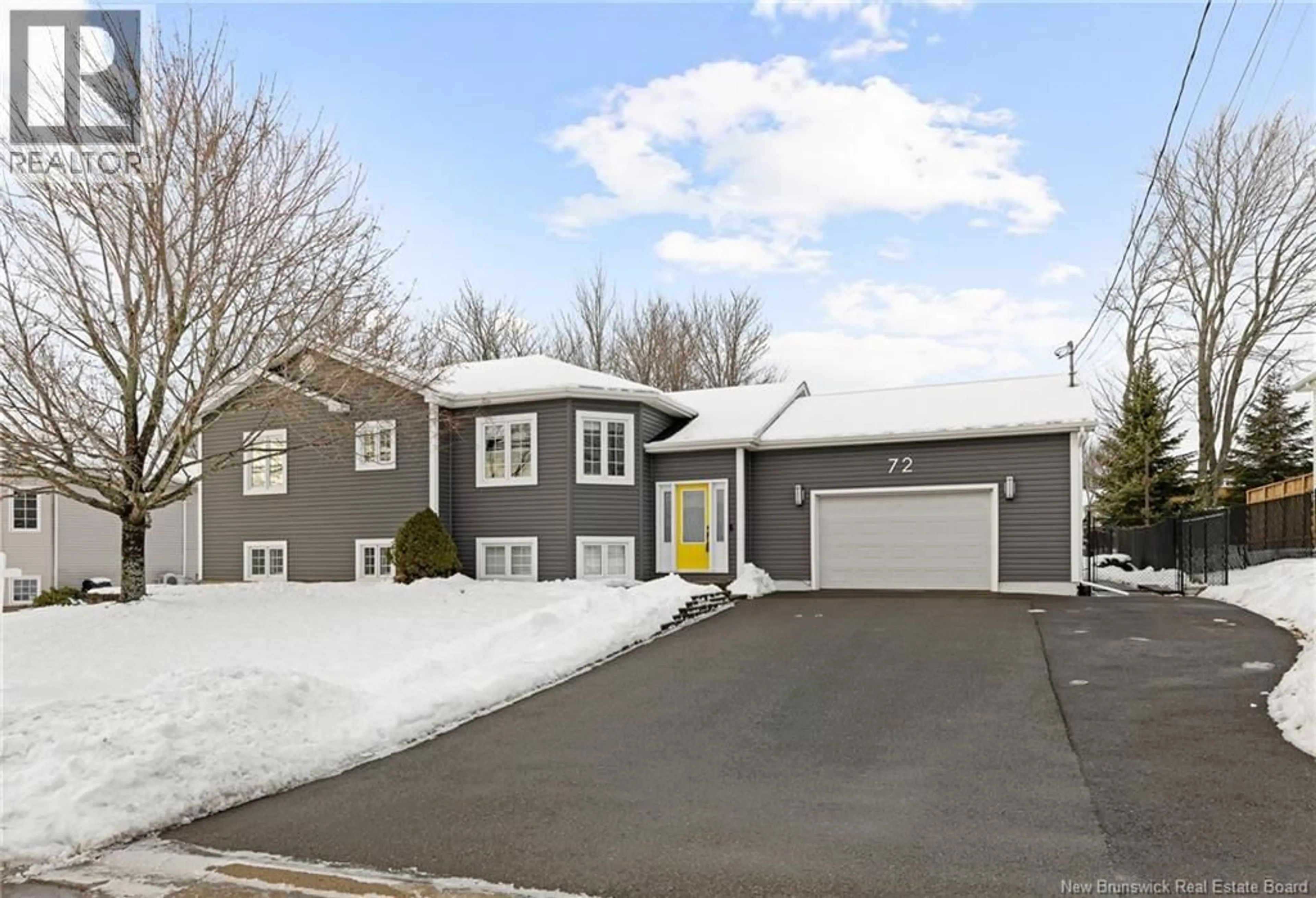 Home with vinyl exterior material, street for 72 PELAGIE STREET, Dieppe New Brunswick E1A7R7