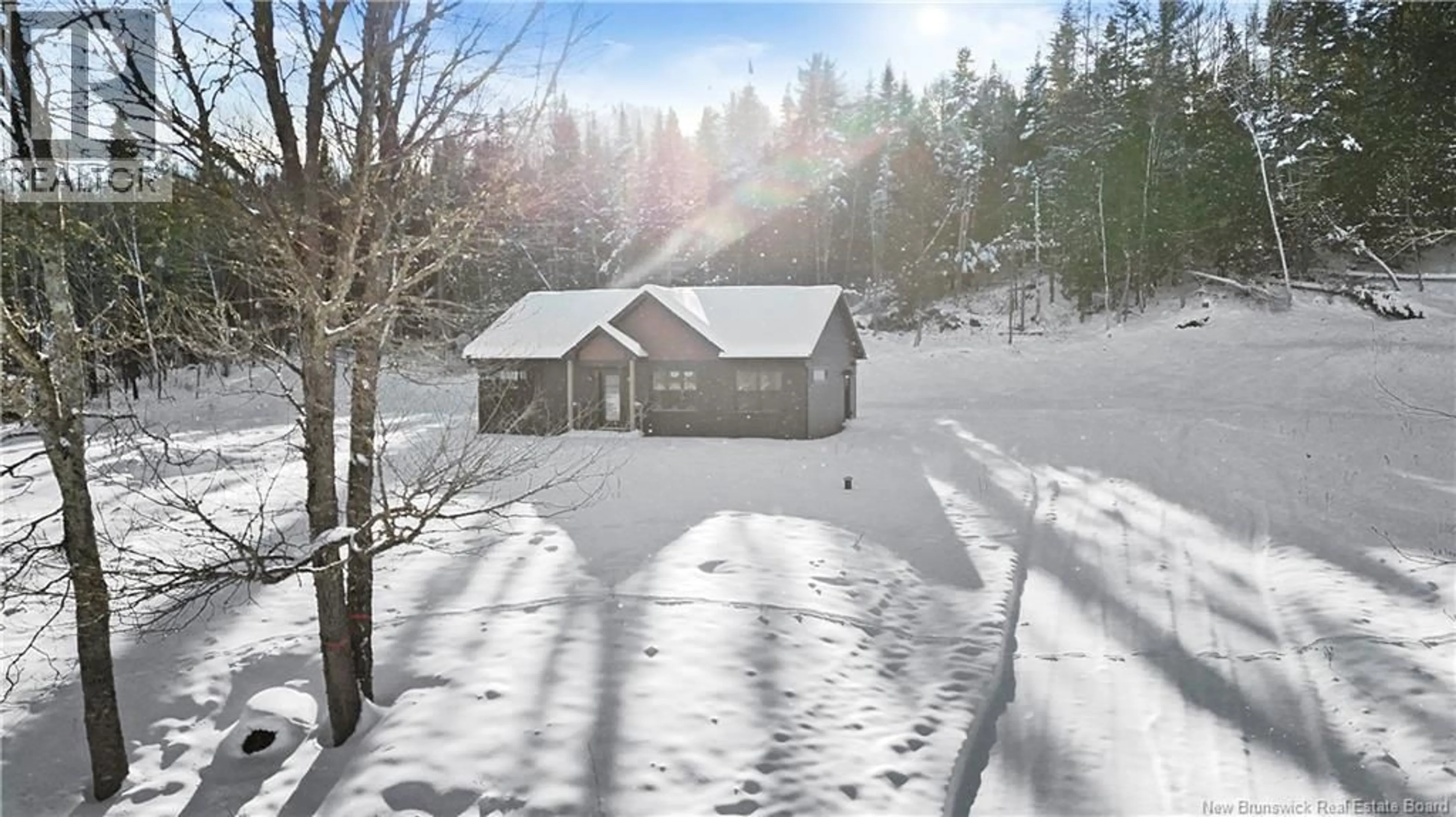 A pic from outside/outdoor area/front of a property/back of a property/a pic from drone, unknown for 6210 ROUTE 101, Blissville New Brunswick E5L2A1