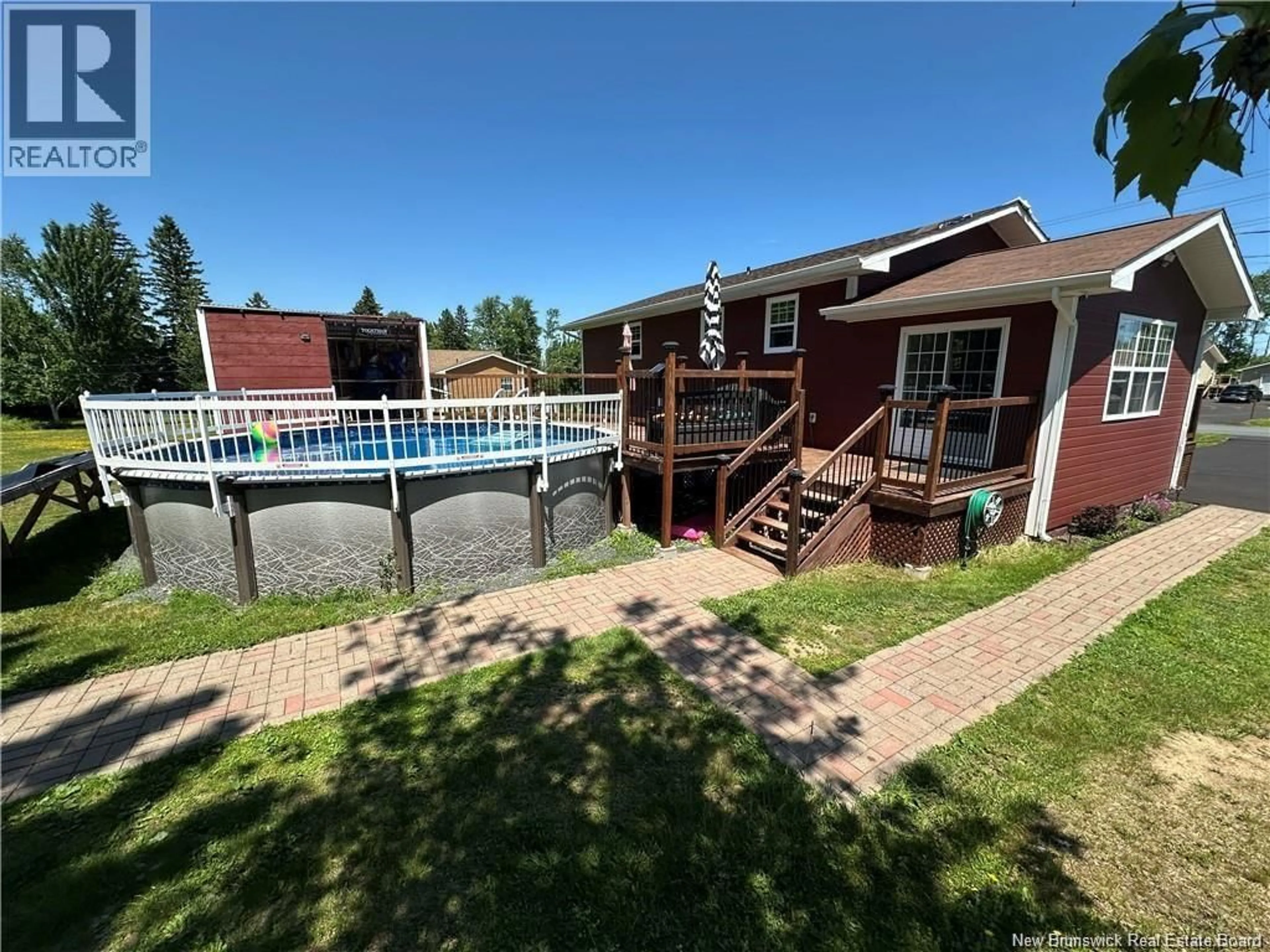 A pic from outside/outdoor area/front of a property/back of a property/a pic from drone, water/lake/river/ocean view for 833 ROUTE 315, Dunlop New Brunswick E8K2M5
