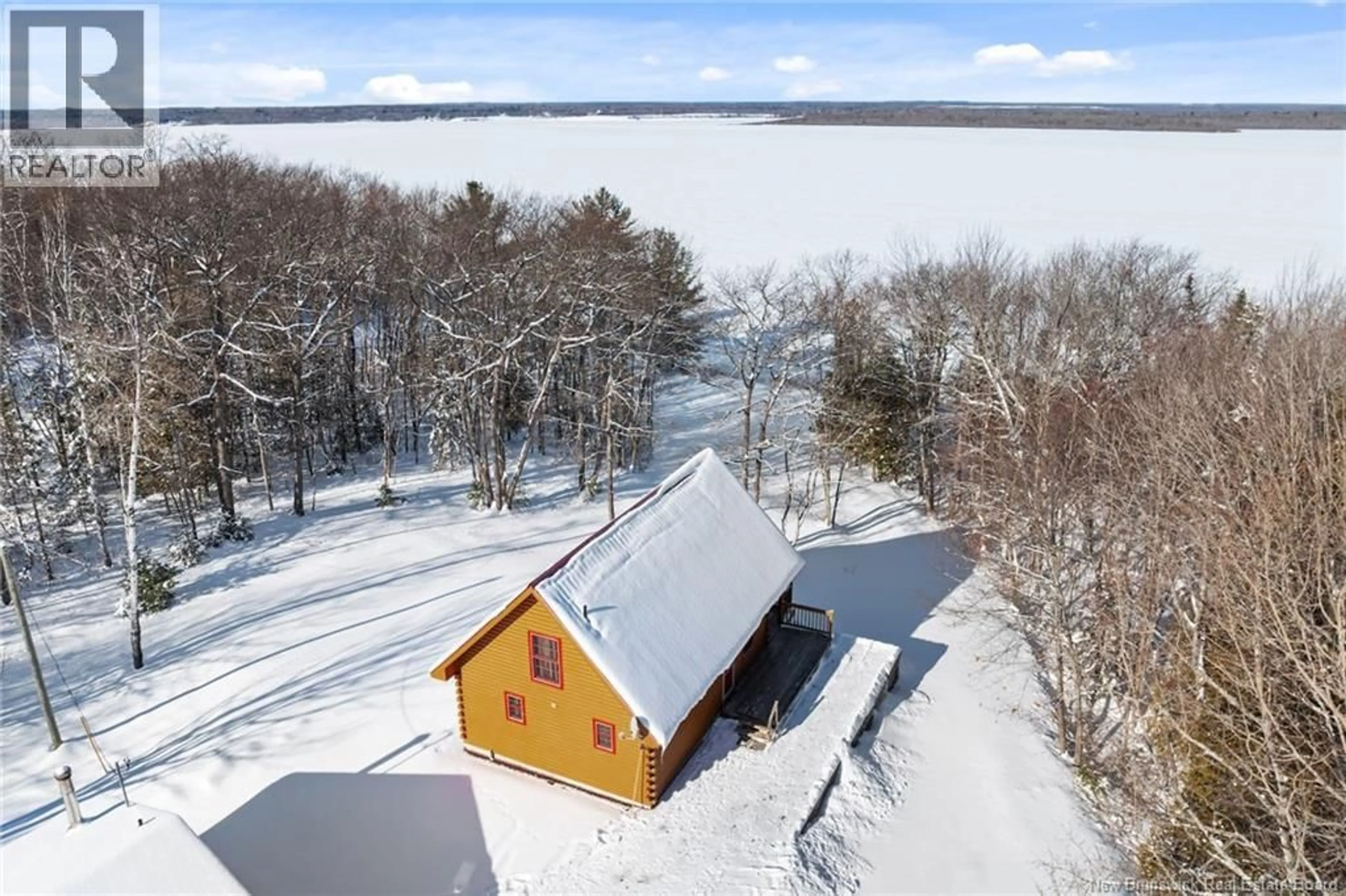 A pic from outside/outdoor area/front of a property/back of a property/a pic from drone, water/lake/river/ocean view for 602 COX POINT ROAD, Cumberland Bay New Brunswick E4A2W9
