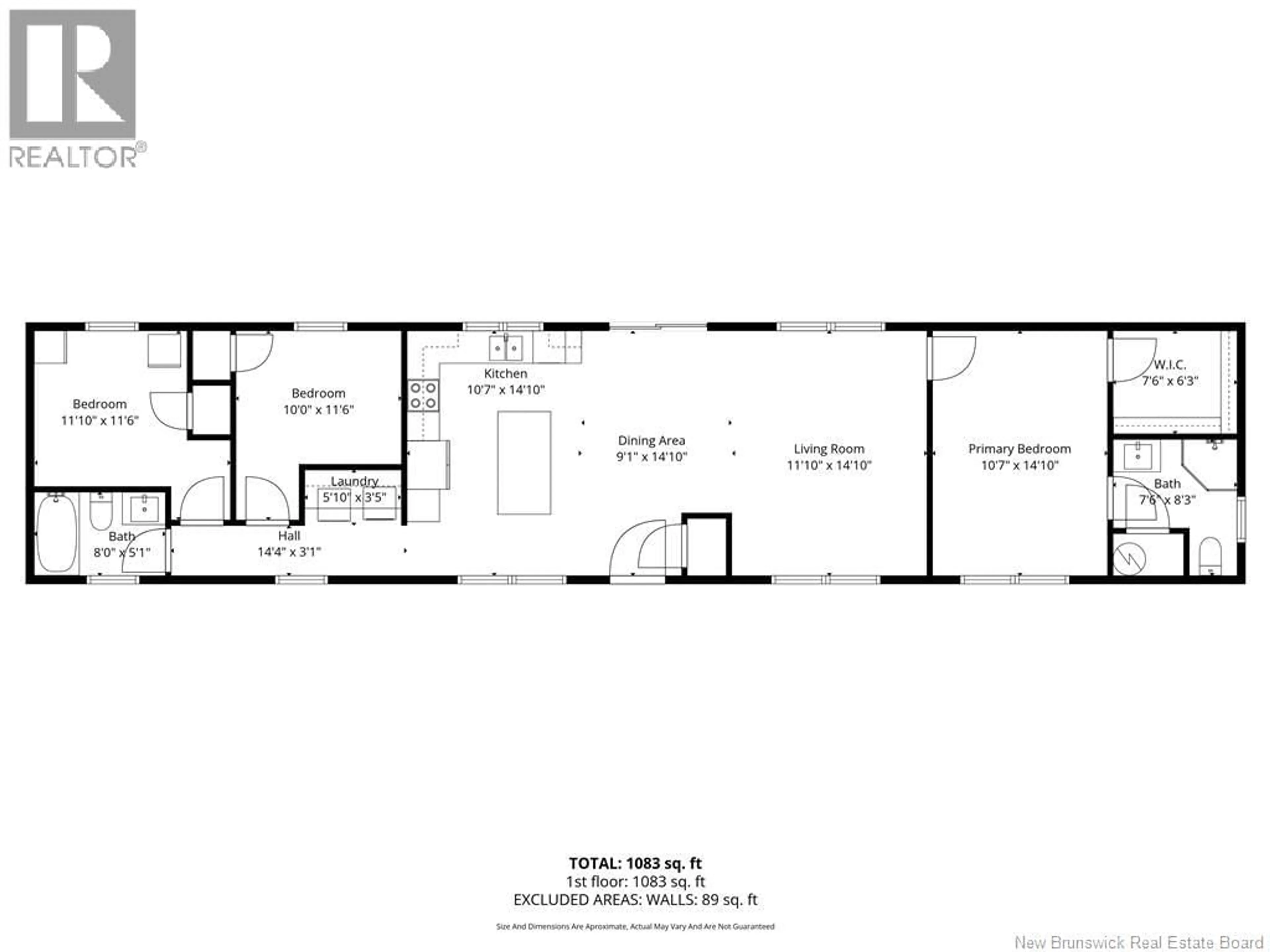 Floor plan for 1525 PRINCIPALE, Memramcook New Brunswick E4K2T1