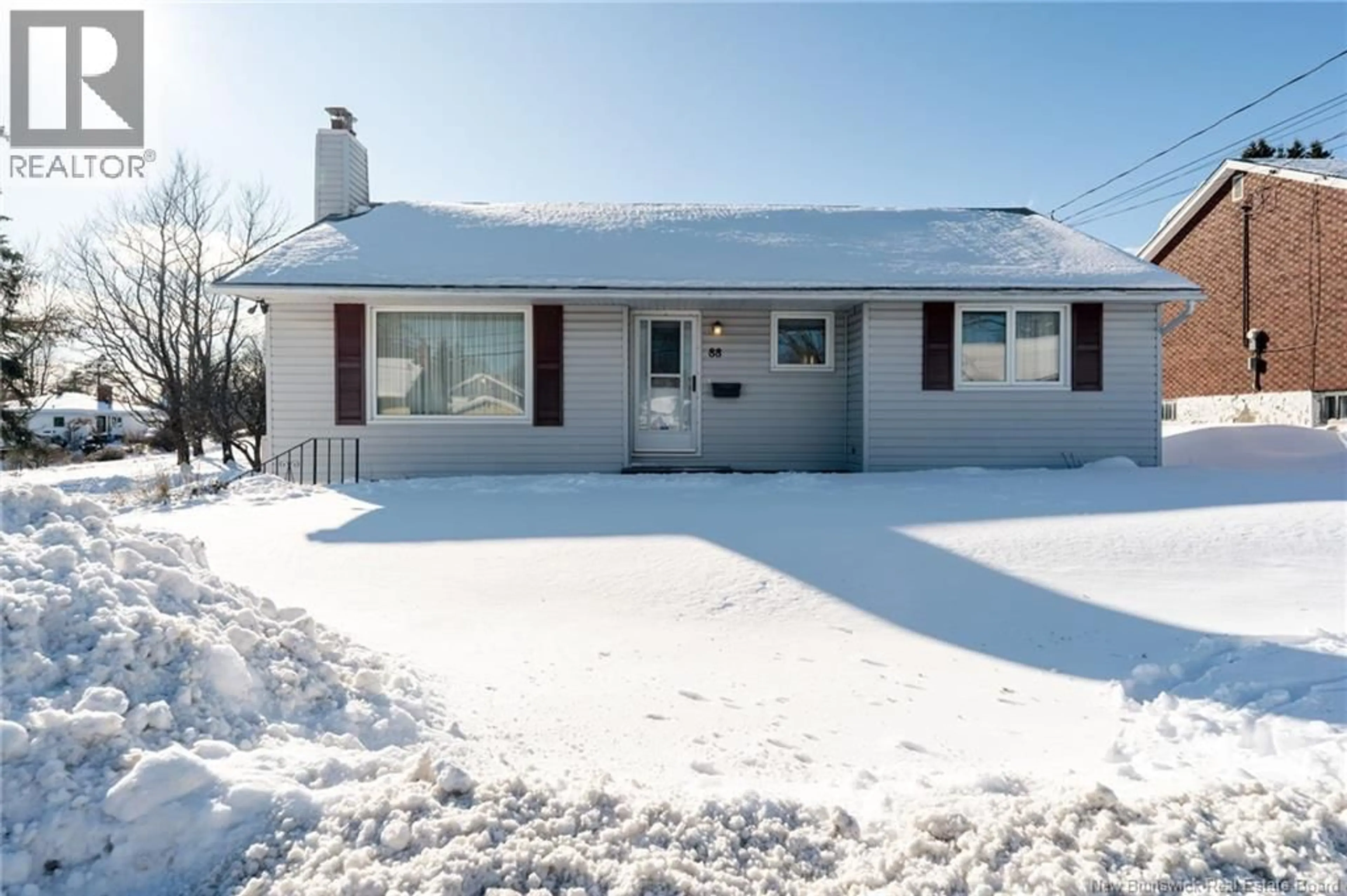 Home with vinyl exterior material, street for 88 CHAMPLAIN DRIVE, Saint John New Brunswick E2J3E1