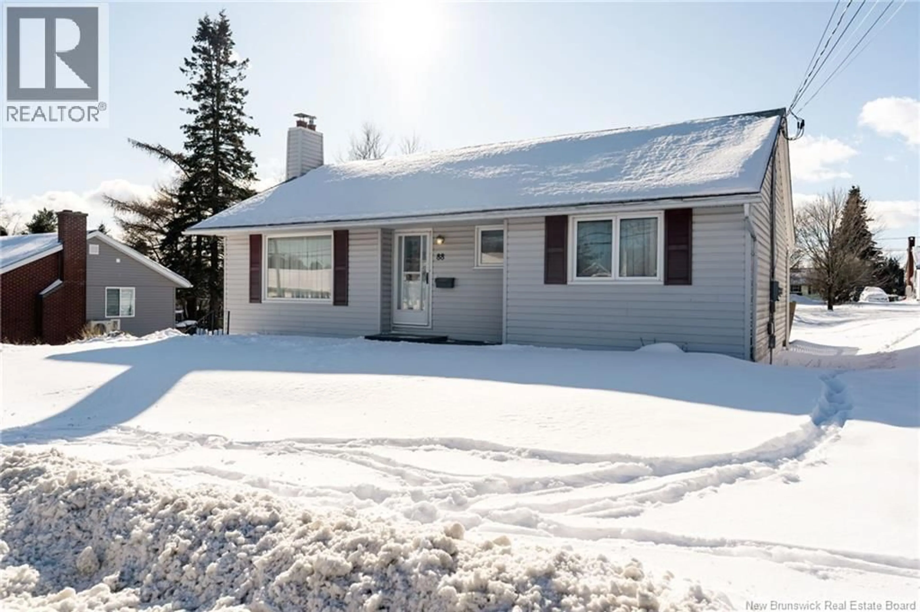 Home with vinyl exterior material, street for 88 CHAMPLAIN DRIVE, Saint John New Brunswick E2J3E1