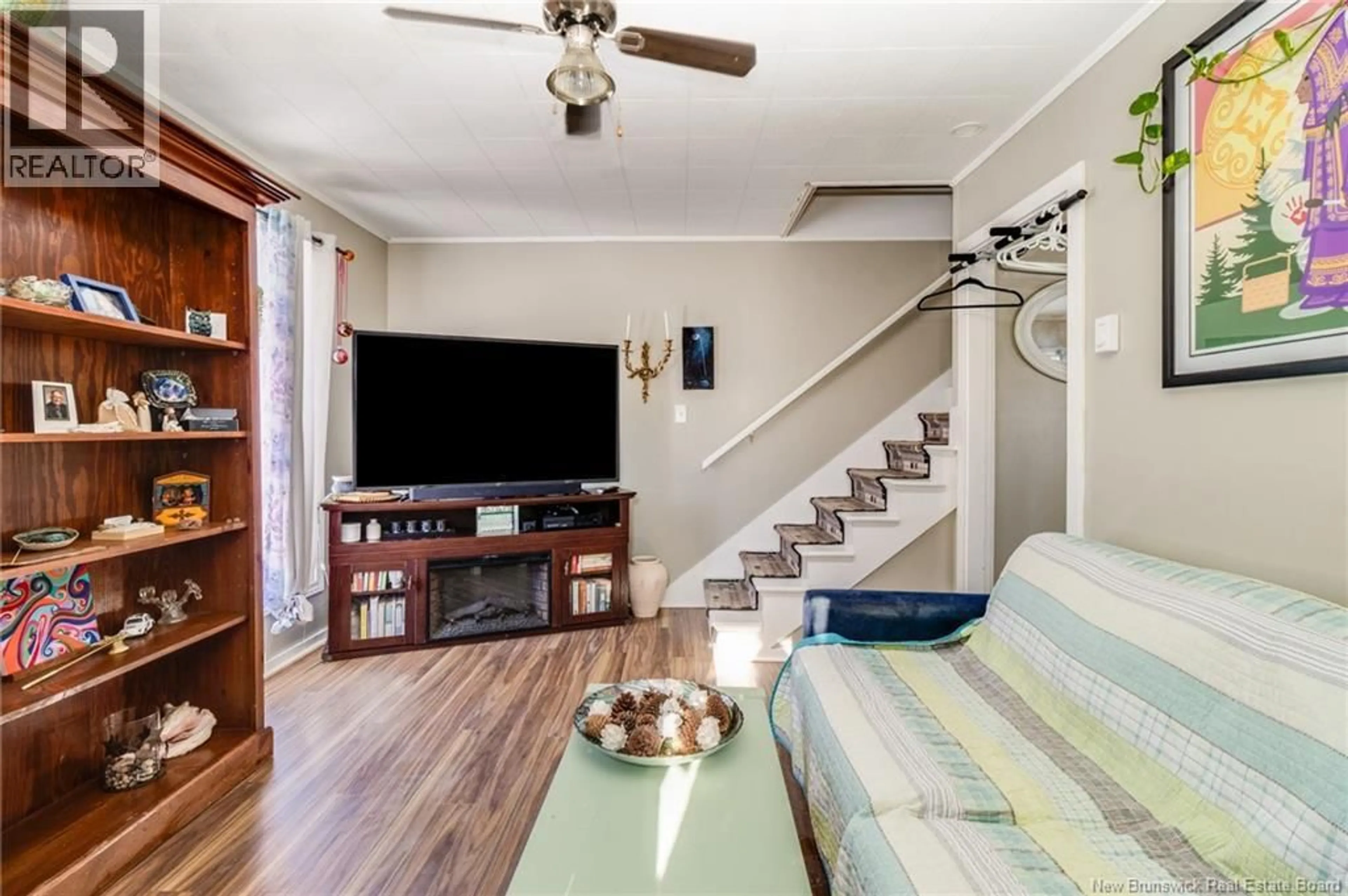 Living room with furniture, unknown for A & B - 16 YOUNG STREET, Fredericton New Brunswick E3A3Y2