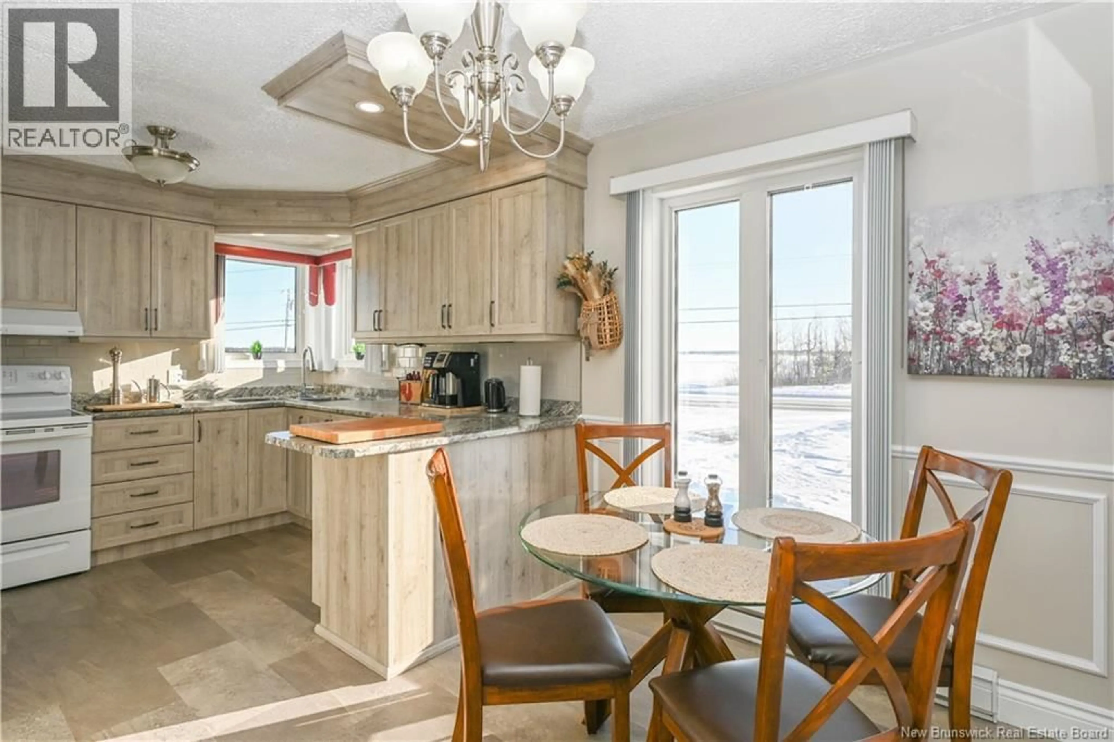 Open concept kitchen, unknown for 731 ROUTE 345, Évangéline New Brunswick E8P1T4