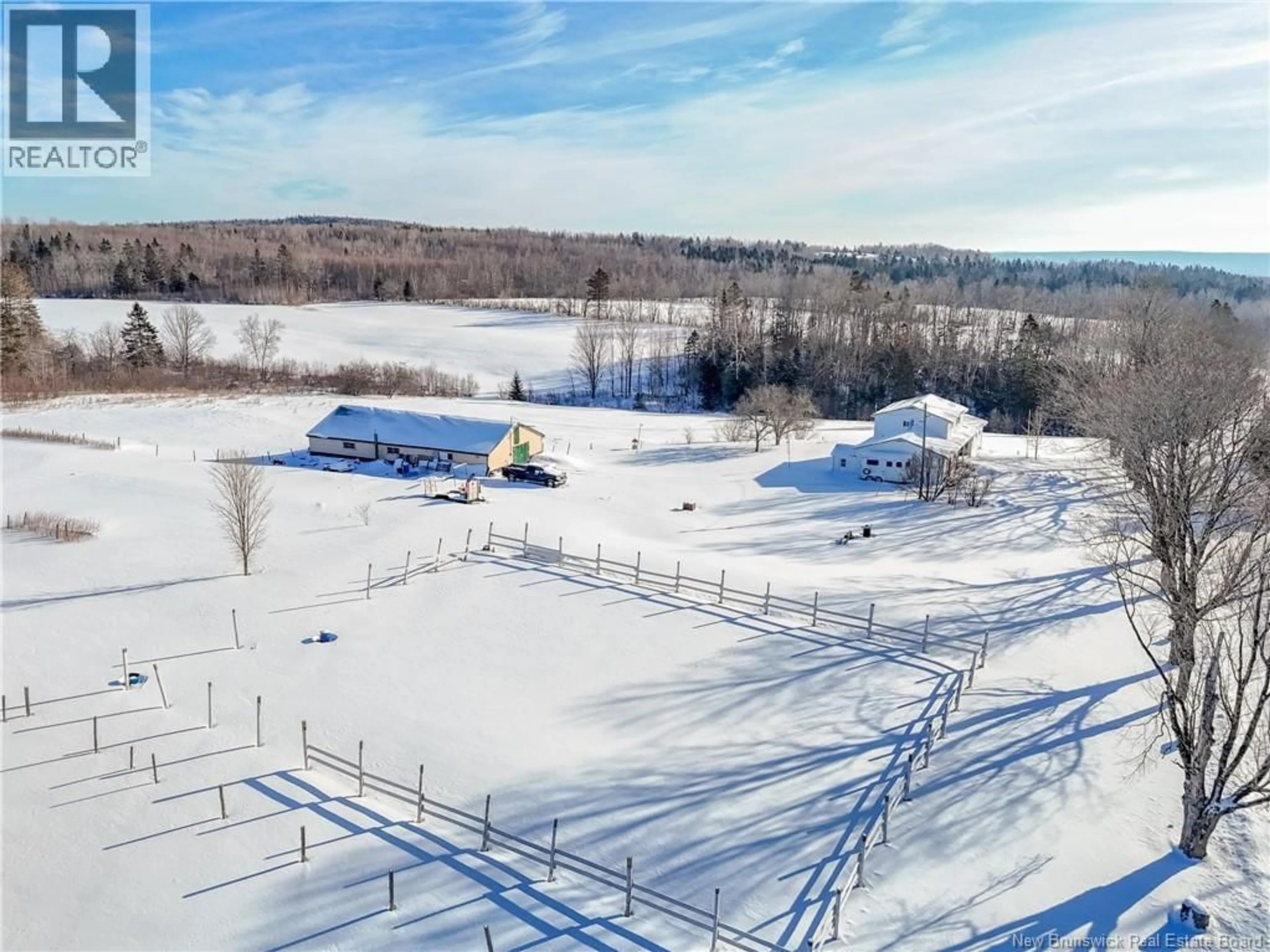 A pic from outside/outdoor area/front of a property/back of a property/a pic from drone, unknown for 688 PIKE HILL ROAD, Temperance Vale New Brunswick E6G2G4