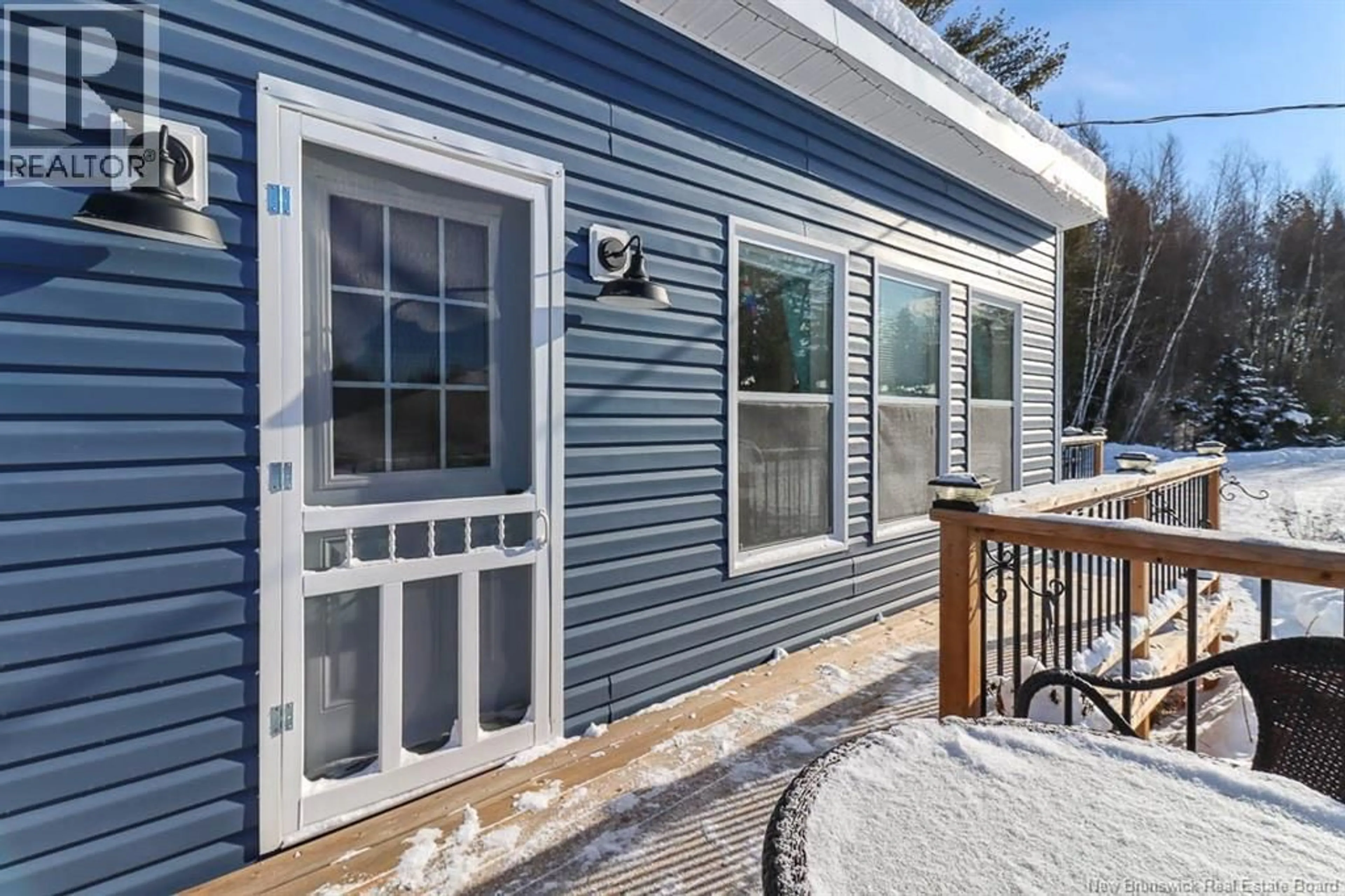 Home with vinyl exterior material, street for 13537 ROUTE 10, Berwick New Brunswick E5P3C8