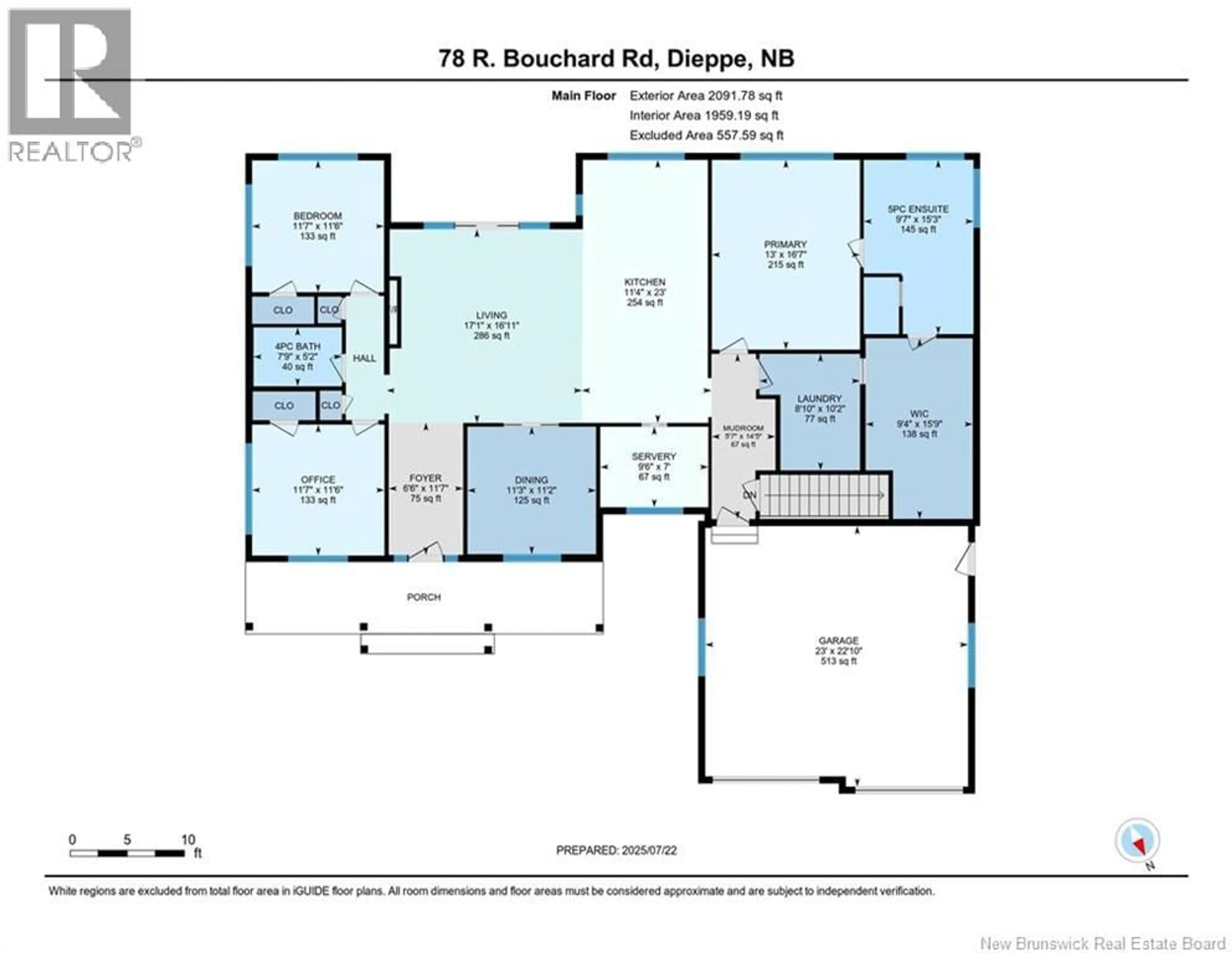 Floor plan for 78 BOUCHARD STREET, Dieppe New Brunswick E1A9T9
