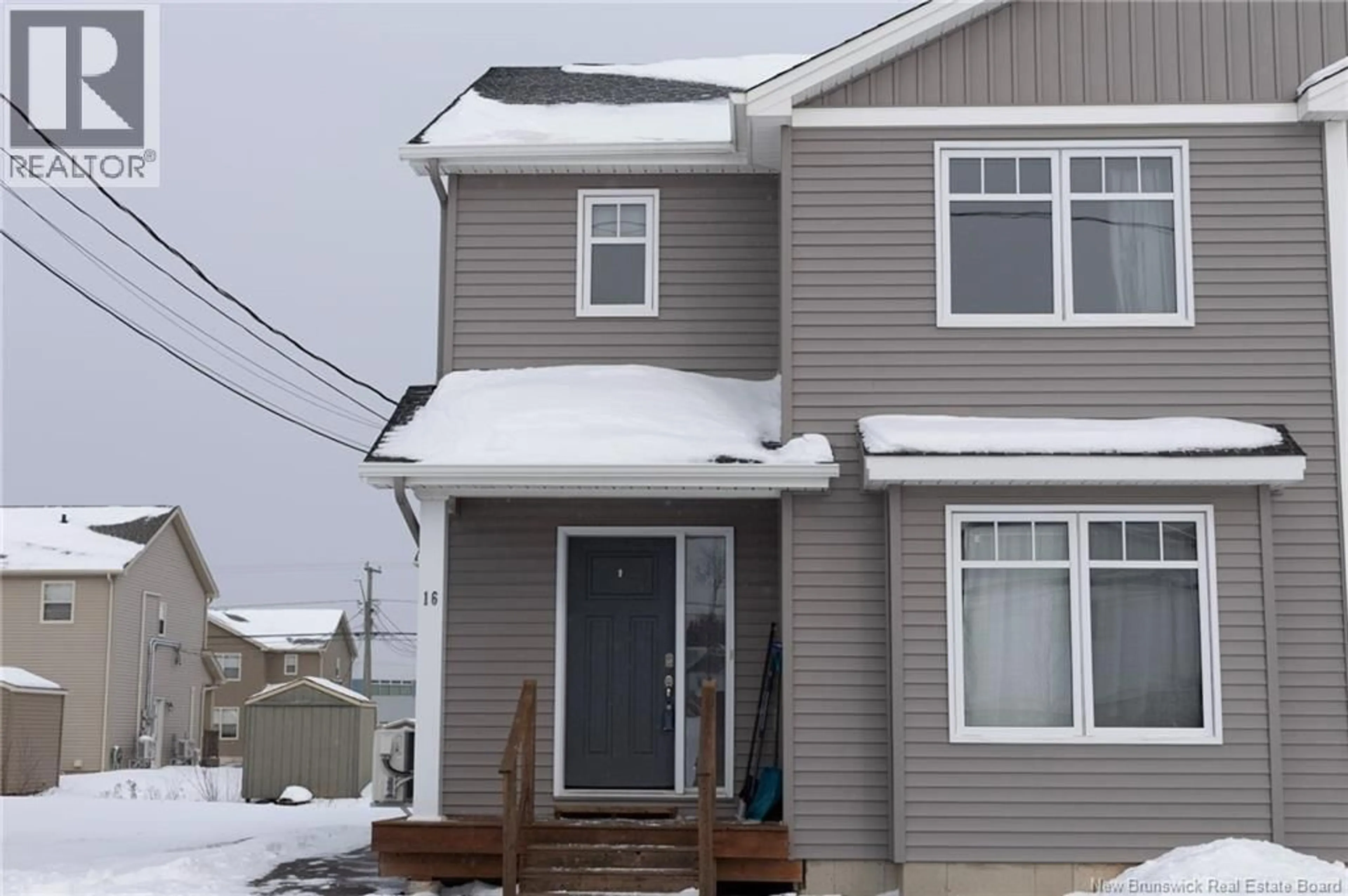 Home with vinyl exterior material, street for 16 BROOKLYN STREET, Moncton New Brunswick E1A7E8
