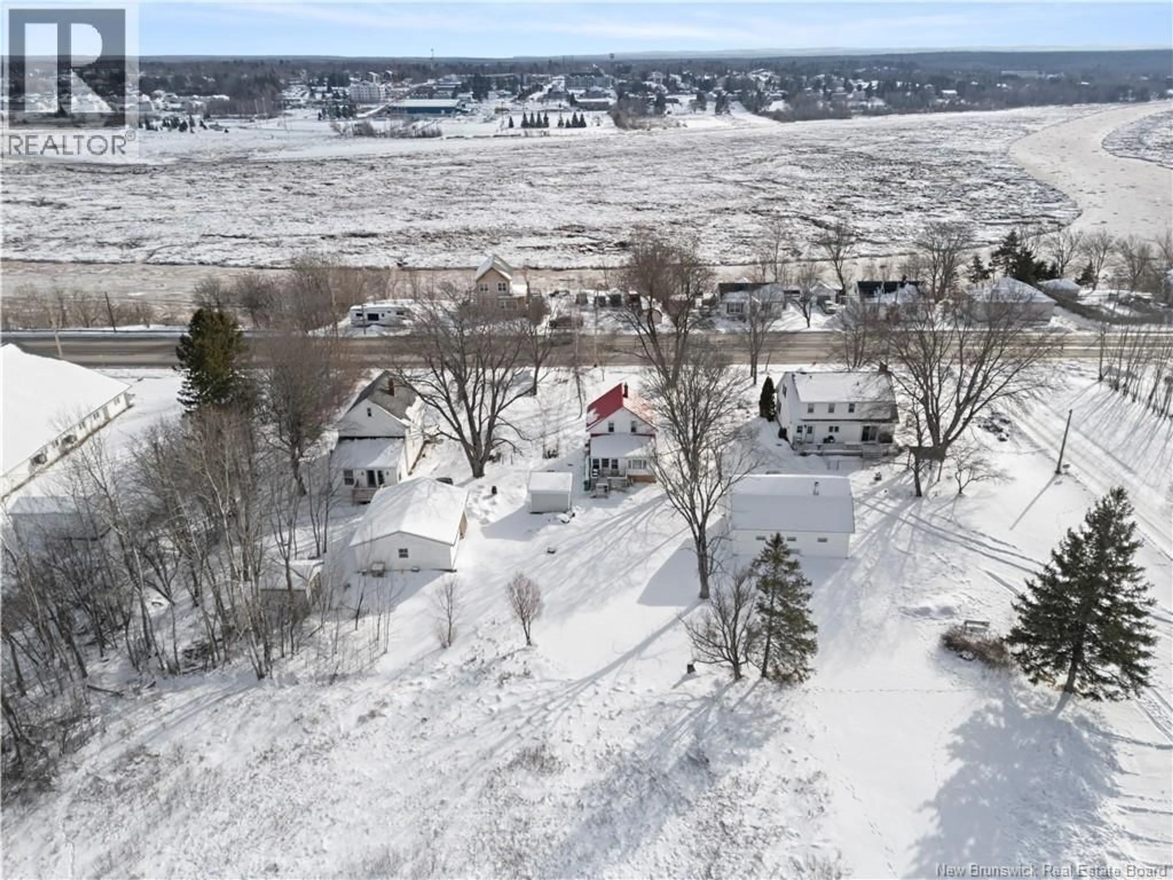A pic from outside/outdoor area/front of a property/back of a property/a pic from drone, street for 185 SALISBURY ROAD, Moncton New Brunswick E1E1A6