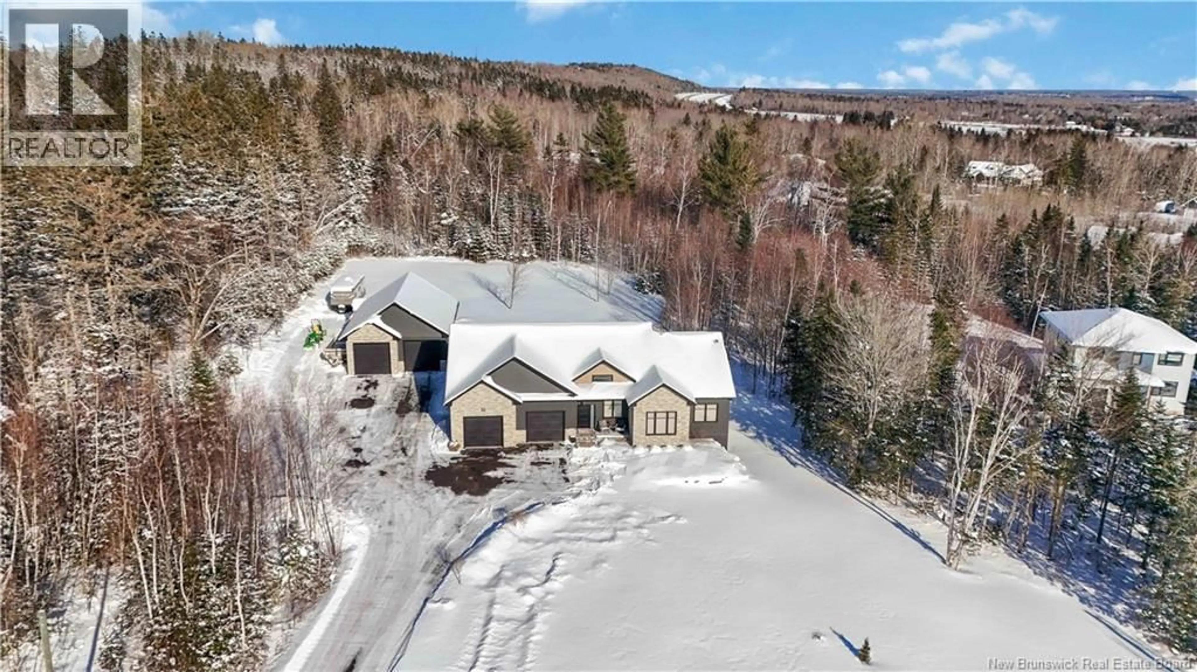 A pic from outside/outdoor area/front of a property/back of a property/a pic from drone, unknown for 19 TERRACINA DRIVE, Berry Mills New Brunswick E1G6C8