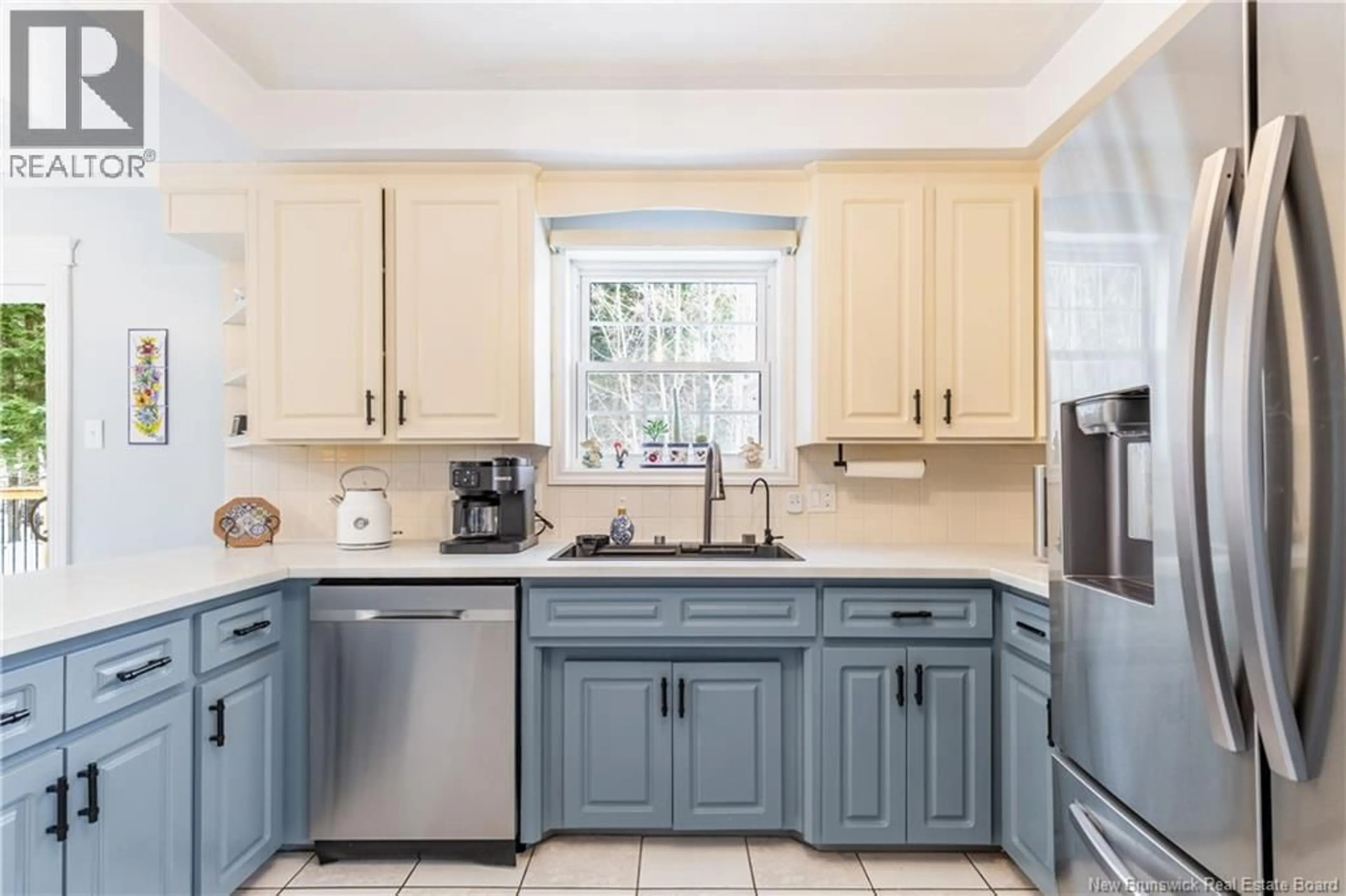 Open concept kitchen, ceramic/tile floor for 344 ROUTE 105, Keswick Ridge New Brunswick E6L1A7