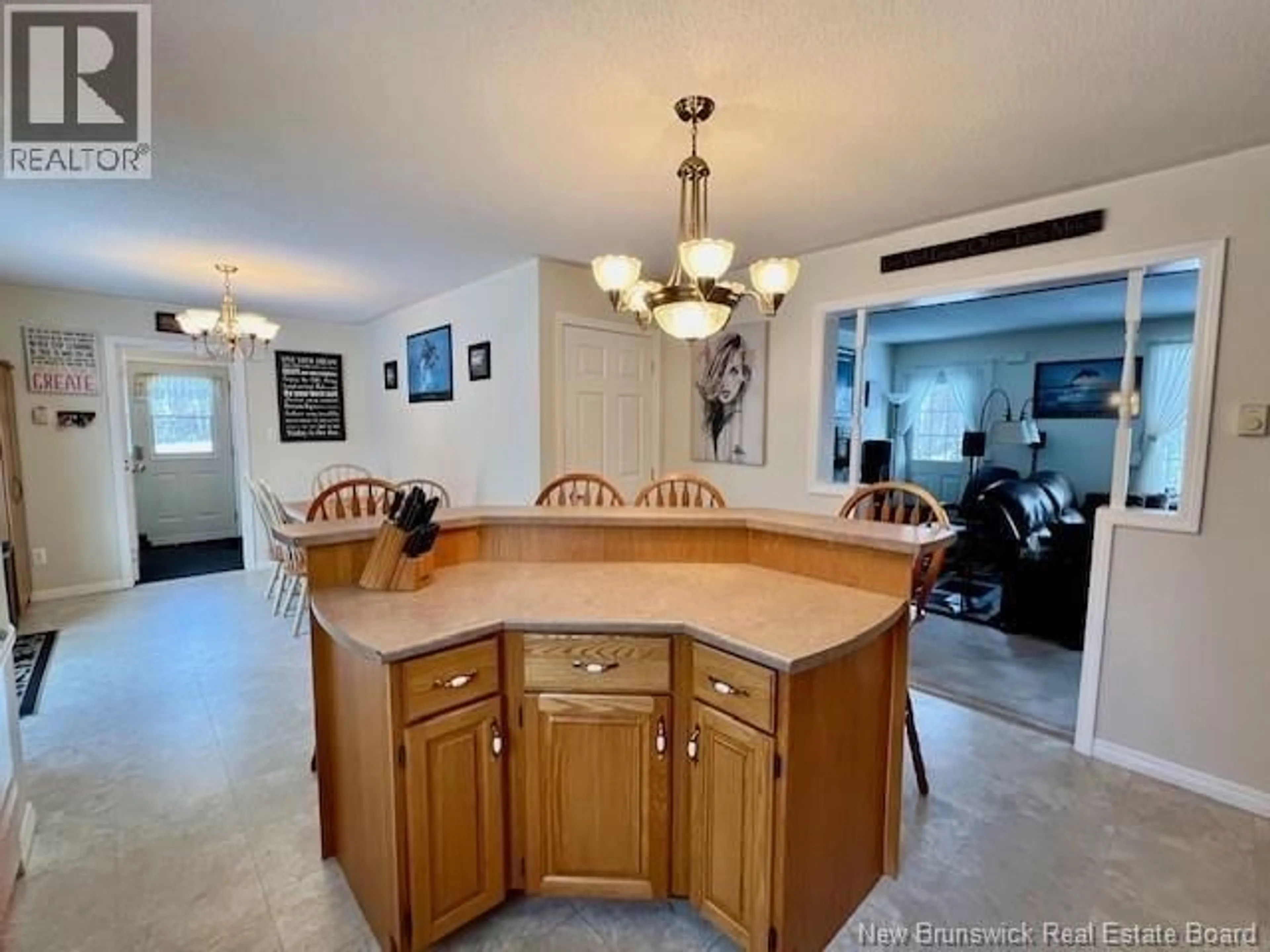 Open concept kitchen, ceramic/tile floor for 10 GOLDEN DRIVE, Rusagonis New Brunswick E3B8G7