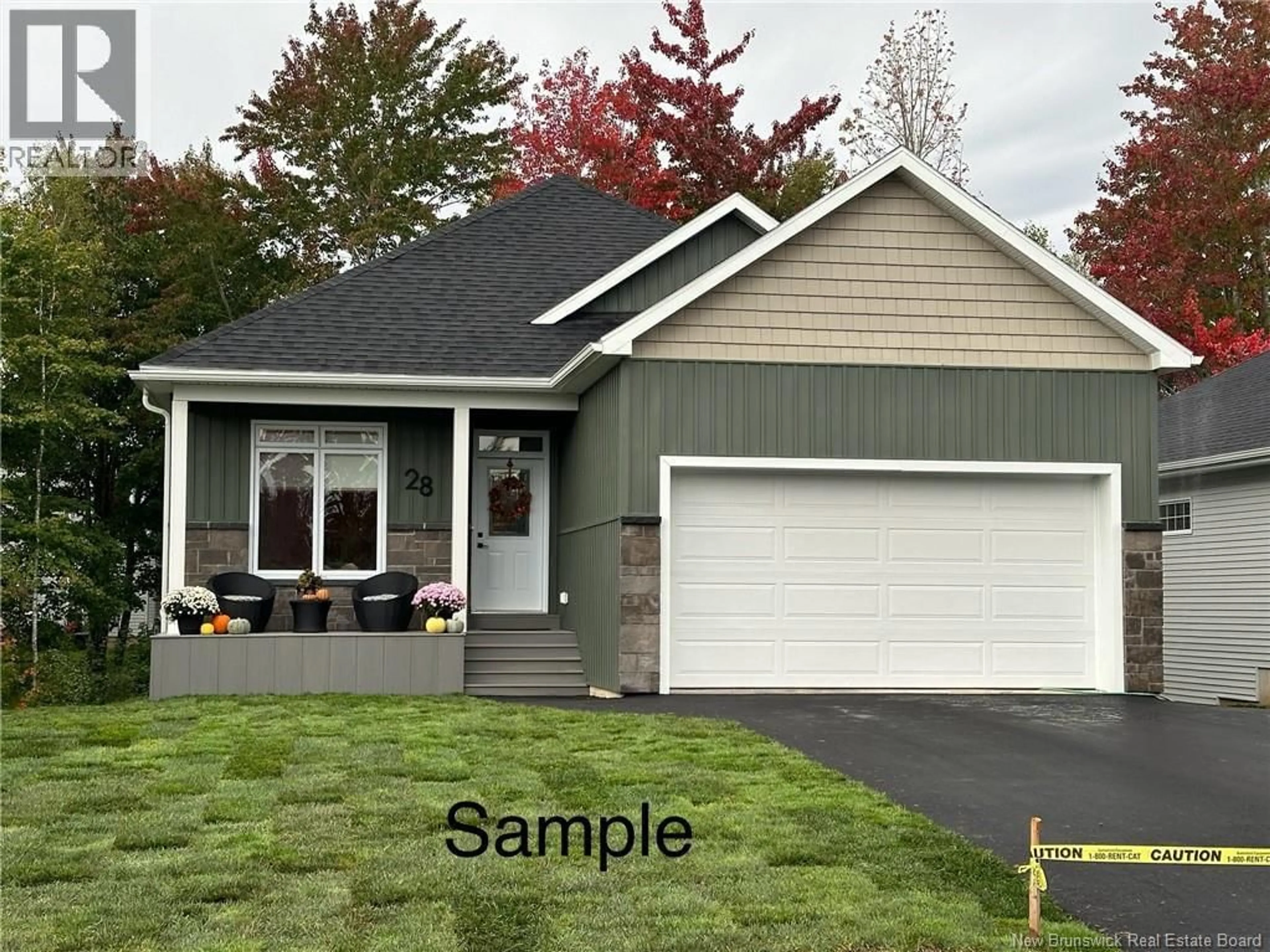 Home with vinyl exterior material, street for 16 FLAGSTONE COURT, Riverview New Brunswick E1B0R8