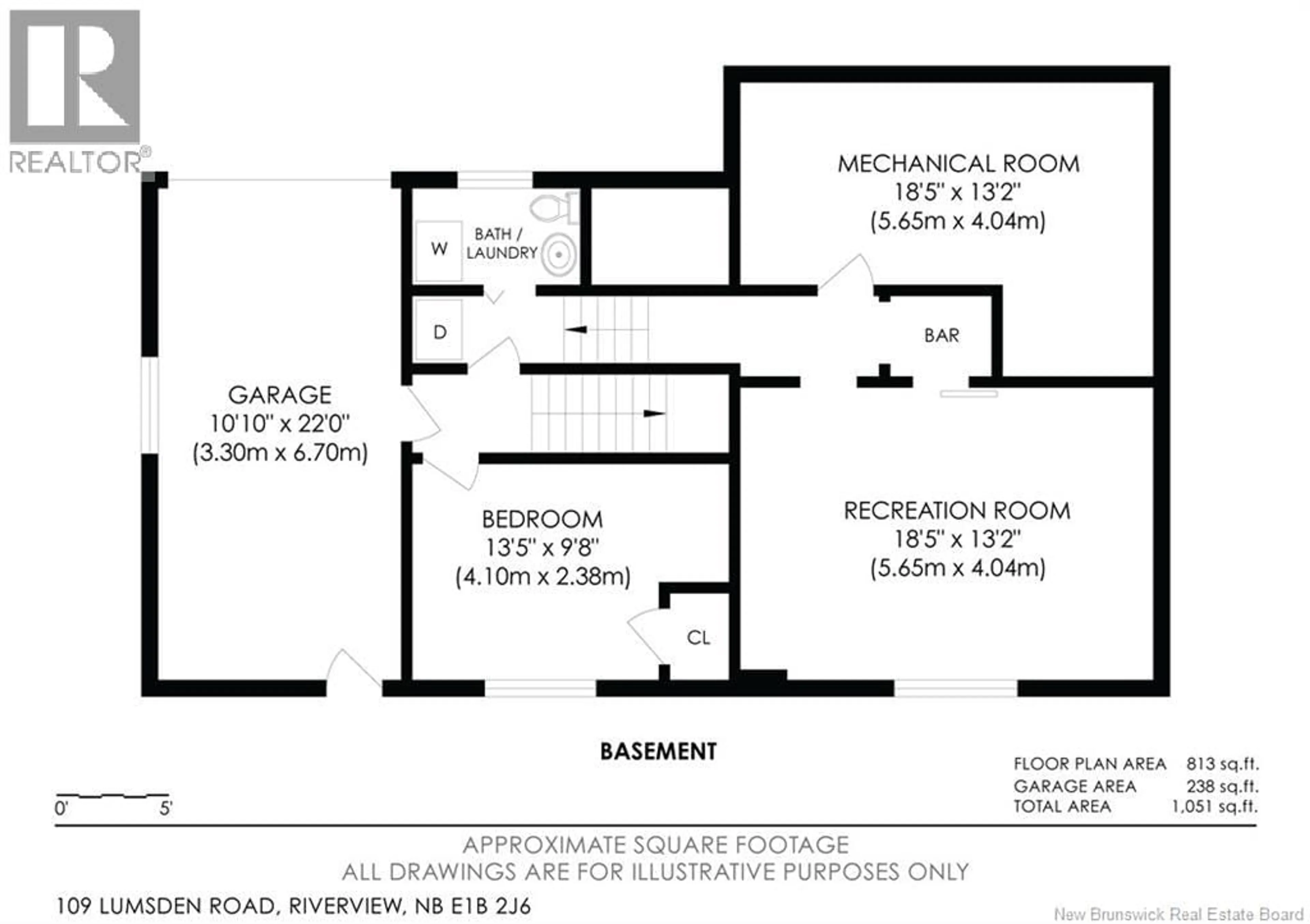 Floor plan for 109 LUMSDEN ROAD, Riverview New Brunswick E1B2J6