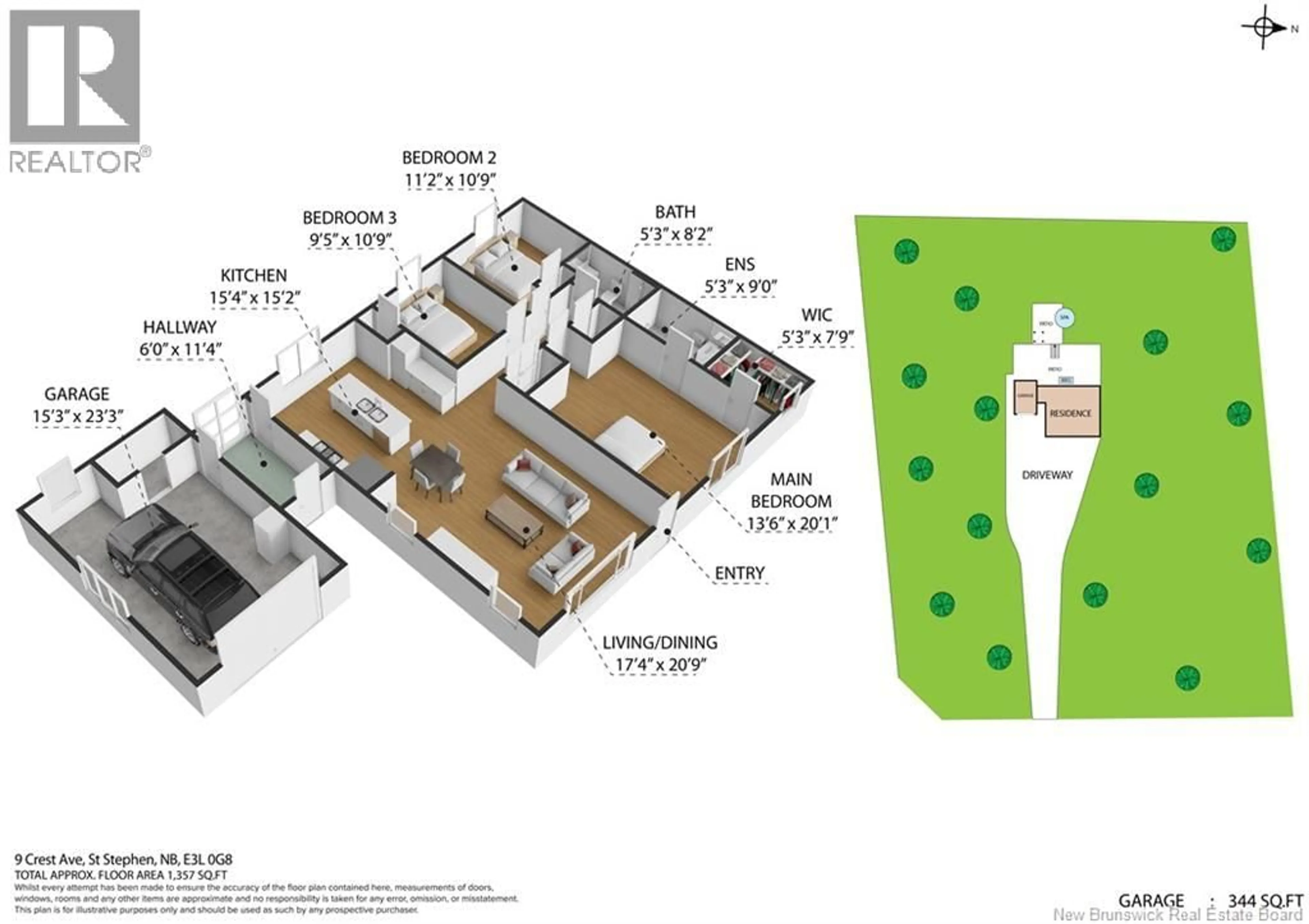 Floor plan for 9 CREST AVENUE, Heathland New Brunswick E3L0G8