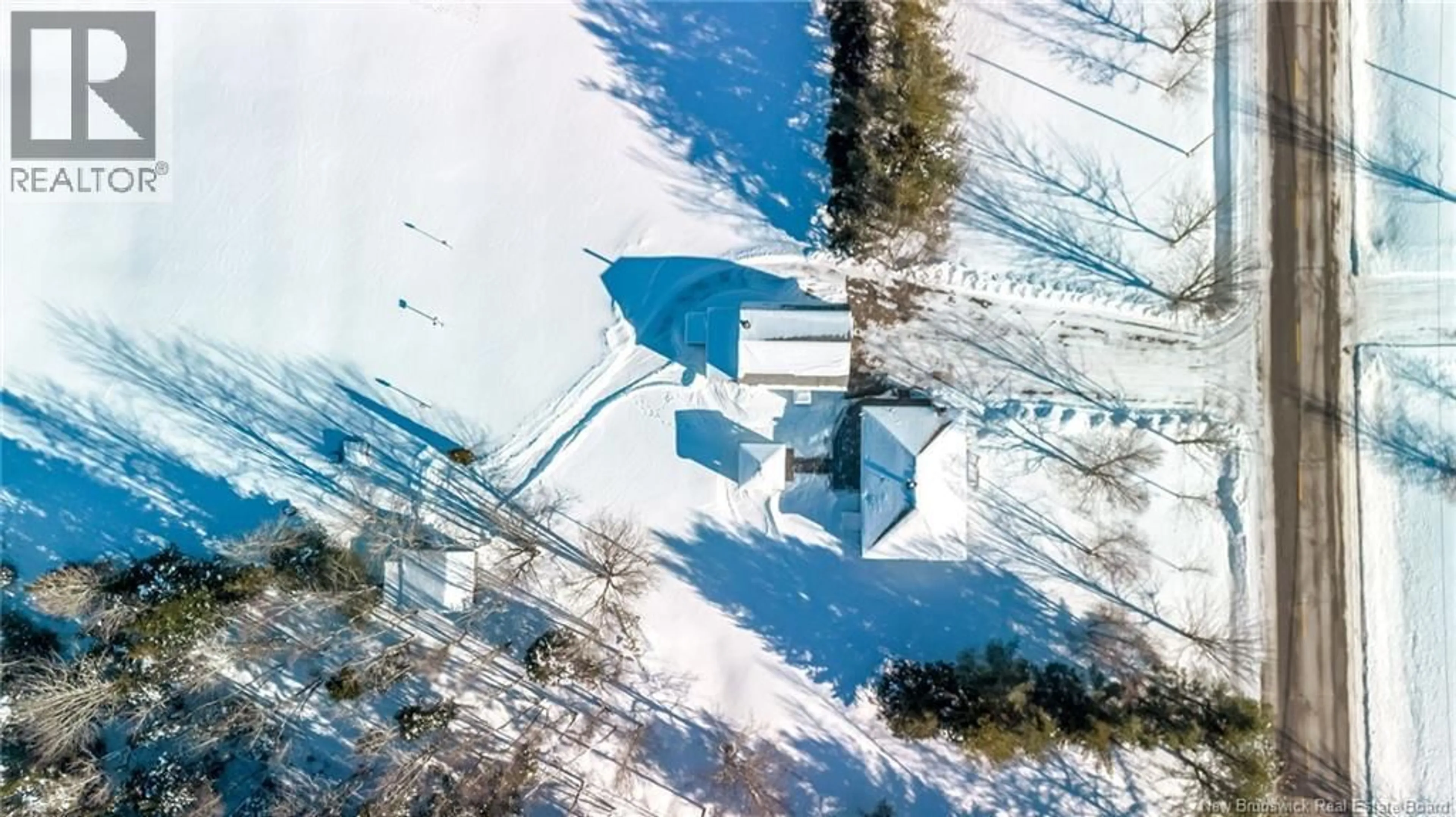 A pic from outside/outdoor area/front of a property/back of a property/a pic from drone, street for 7344 ROUTE 515, Saint-Paul New Brunswick E4T3T3