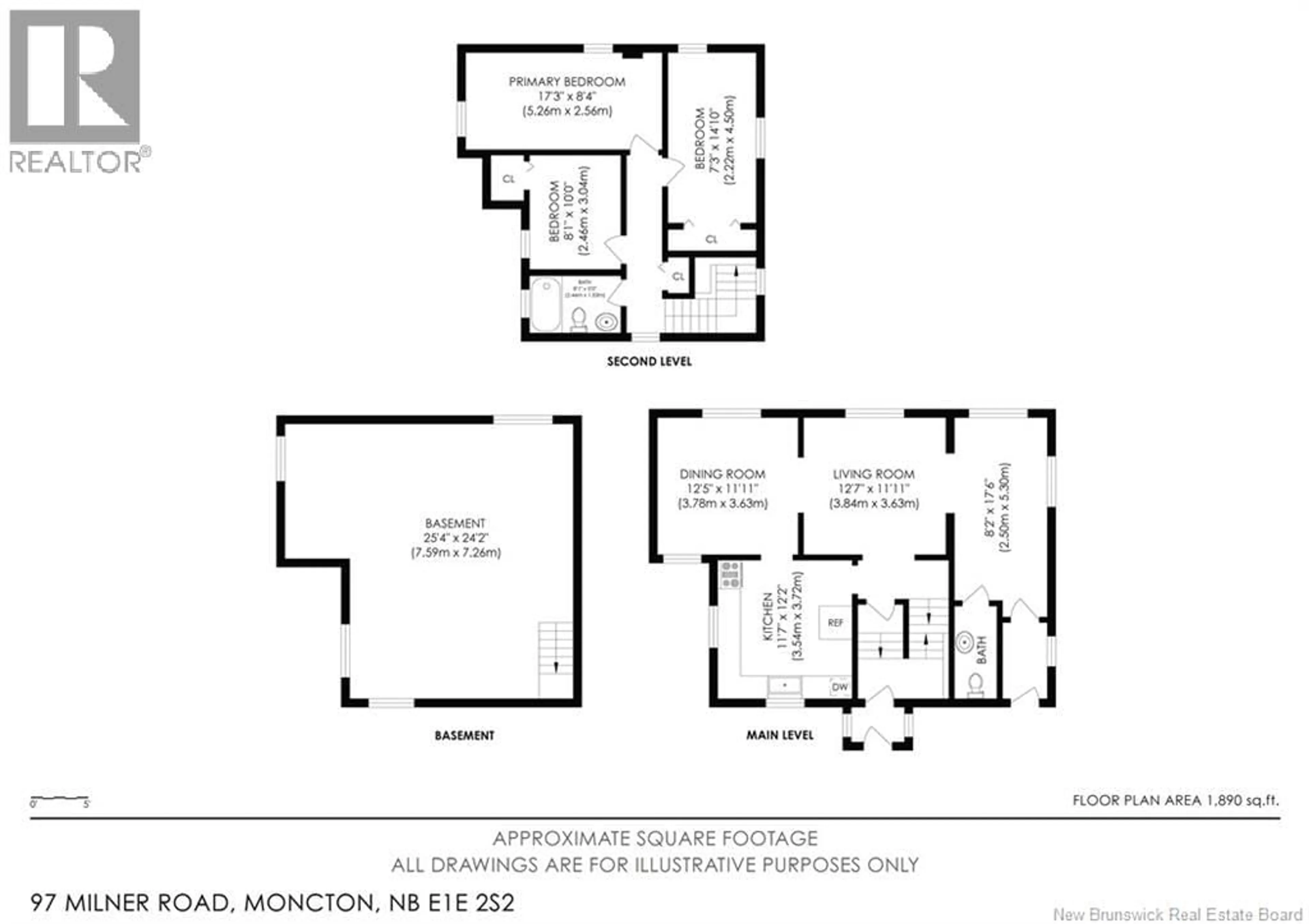 Floor plan for 97 MILNER ROAD, Moncton New Brunswick E1E2S2