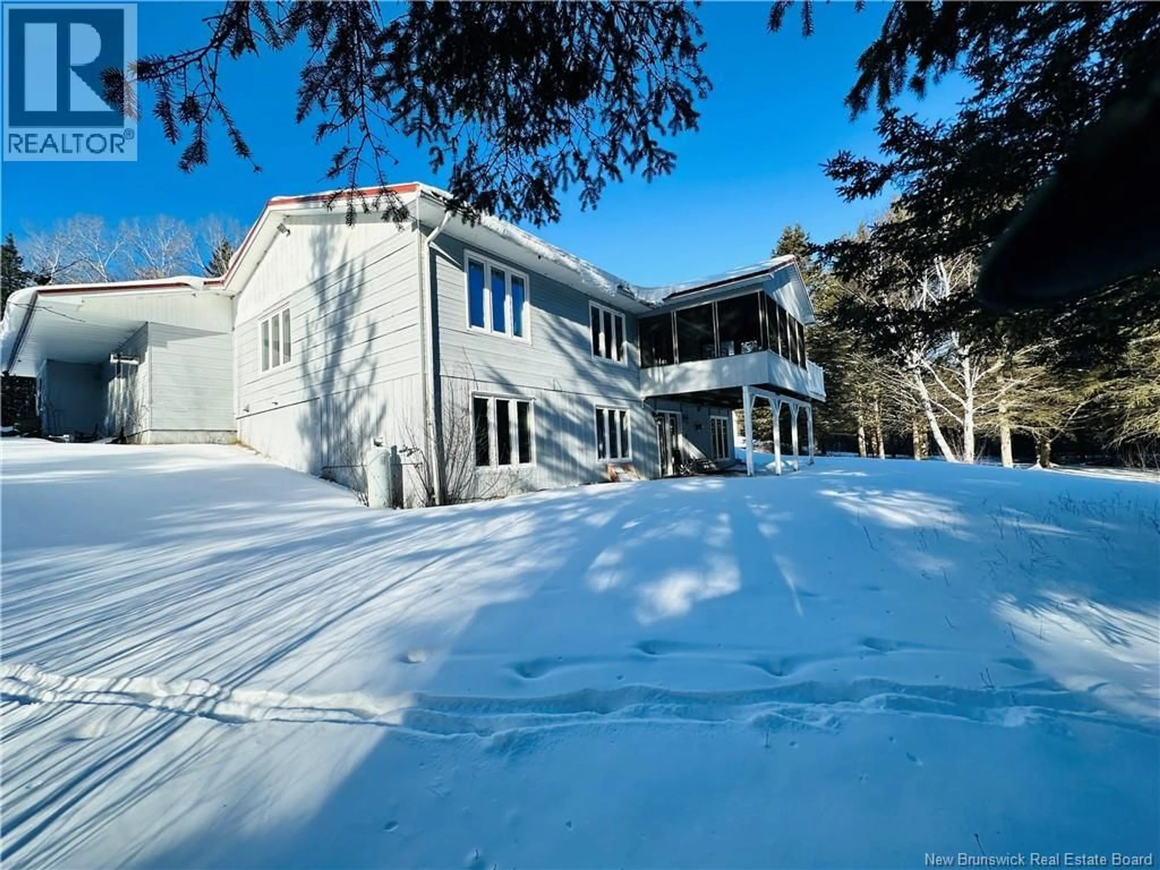 A pic from outside/outdoor area/front of a property/back of a property/a pic from drone, street for 16 HALLIHAN LANE, Blackville New Brunswick E9B2G7