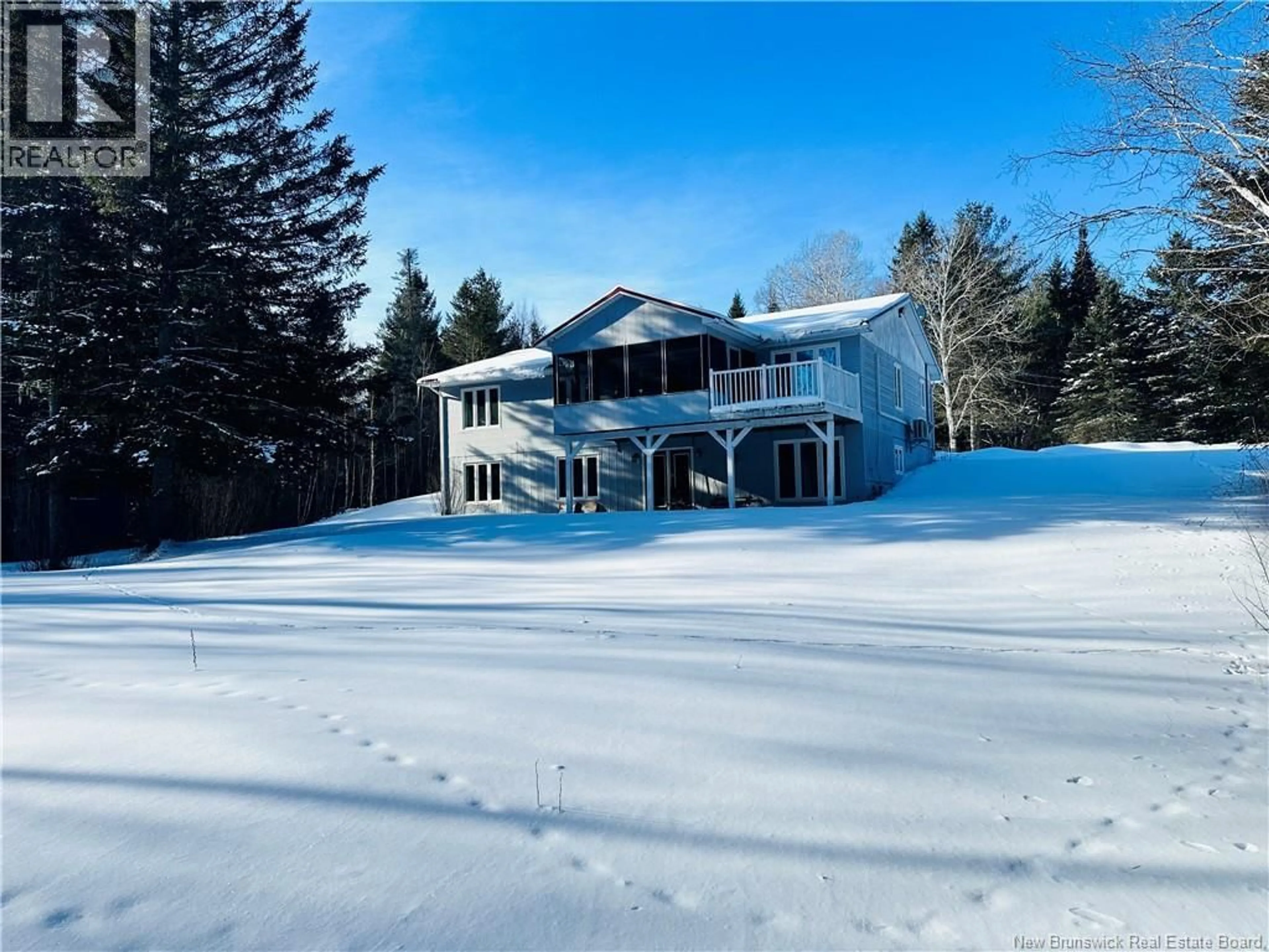 A pic from outside/outdoor area/front of a property/back of a property/a pic from drone, mountain view for 16 HALLIHAN LANE, Blackville New Brunswick E9B2G7