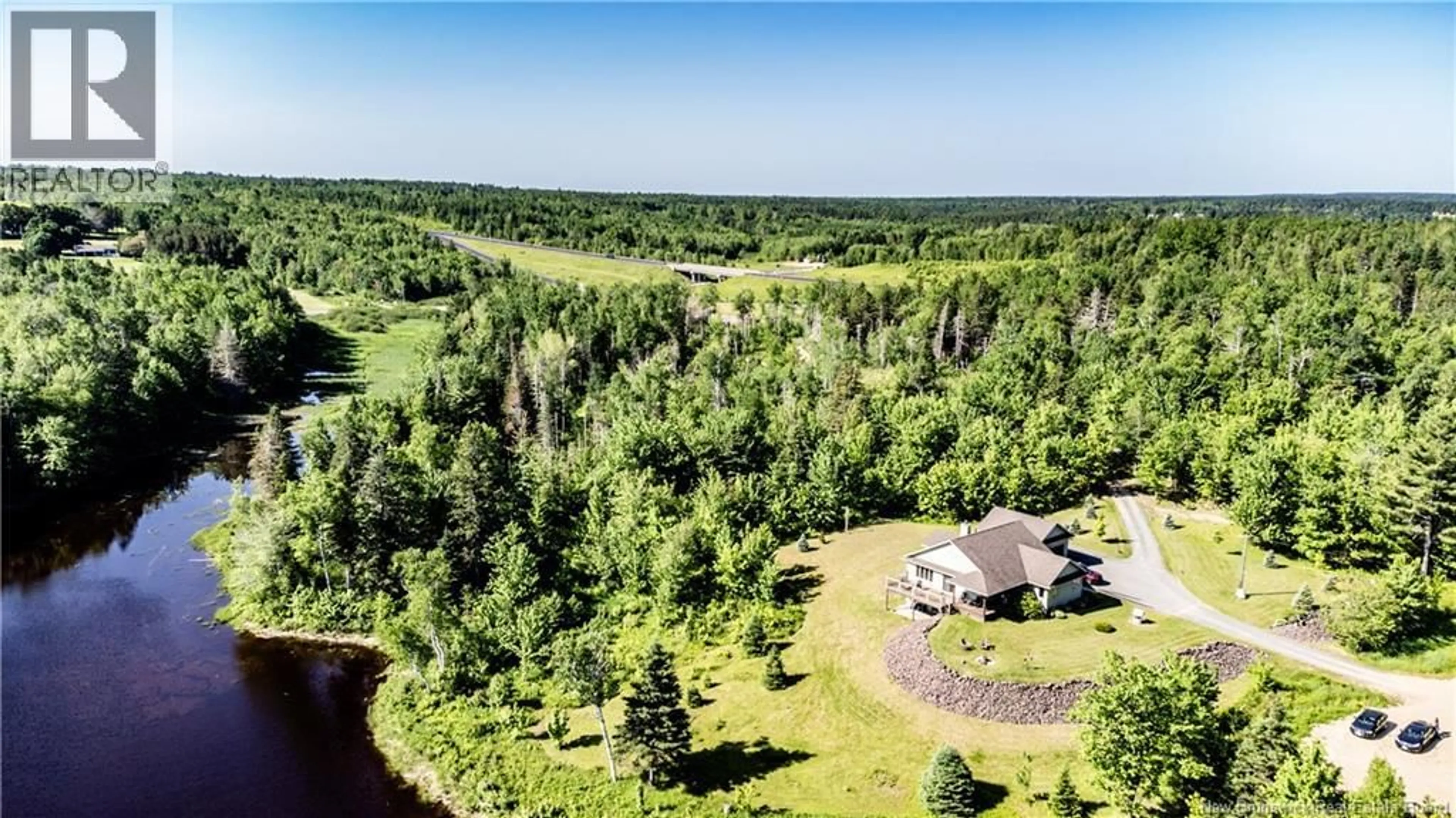 A pic from outside/outdoor area/front of a property/back of a property/a pic from drone, water/lake/river/ocean view for 151 CH DU MARAIS, Saint-Louis-De-Kent New Brunswick E4X0B7