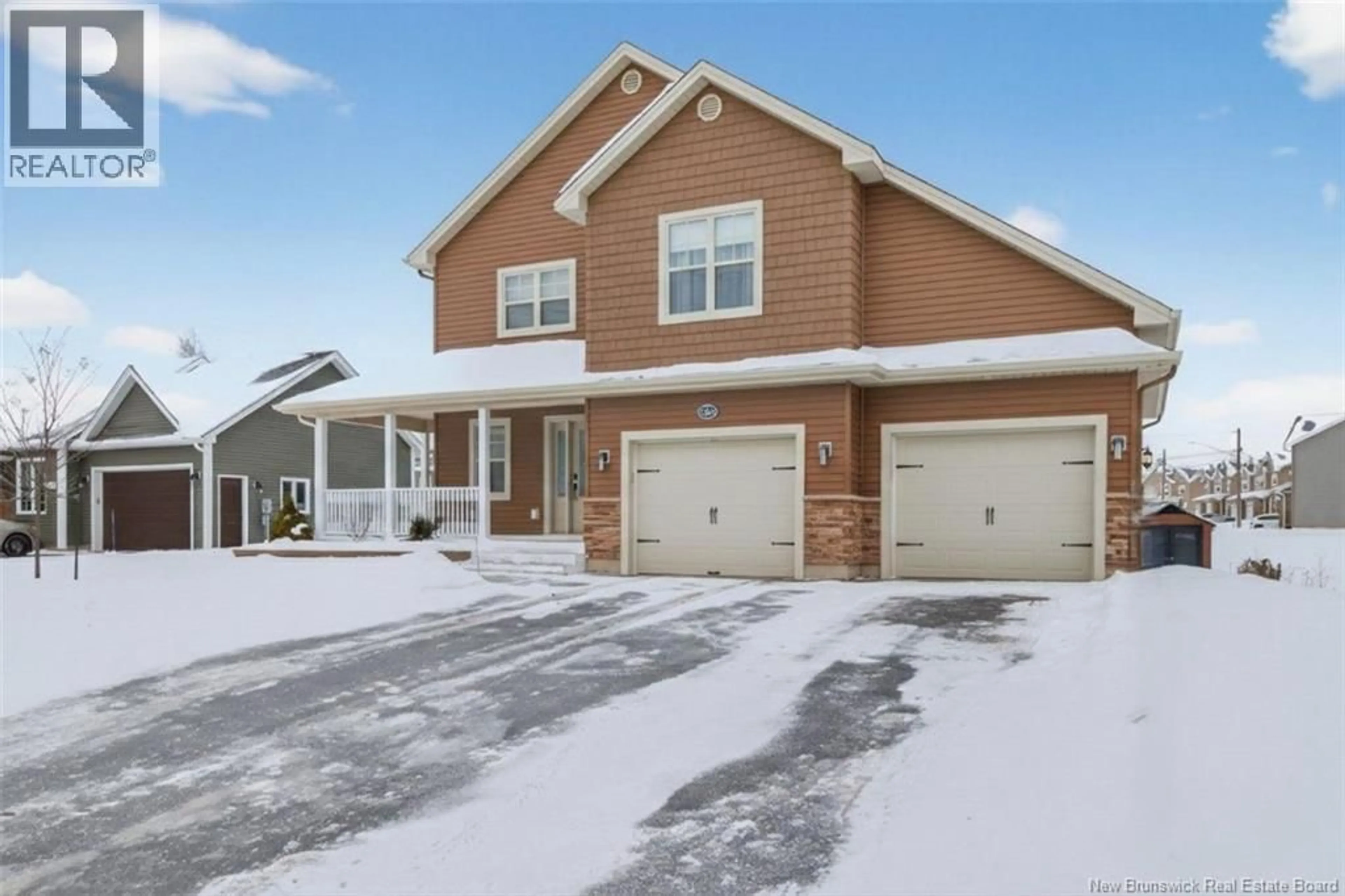 Home with vinyl exterior material, street for 124 LAROCHELLE STREET, Dieppe New Brunswick E1A8Y5