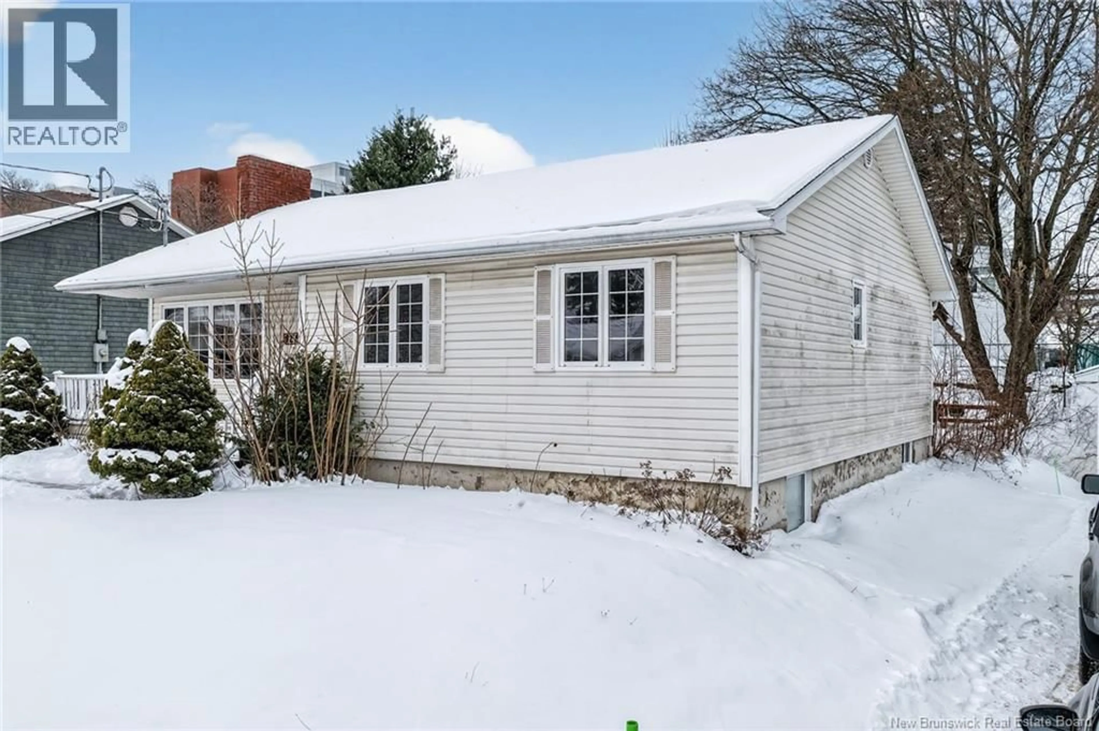 Home with vinyl exterior material, street for 14 CARNEY AVENUE, Moncton New Brunswick E1C4H5
