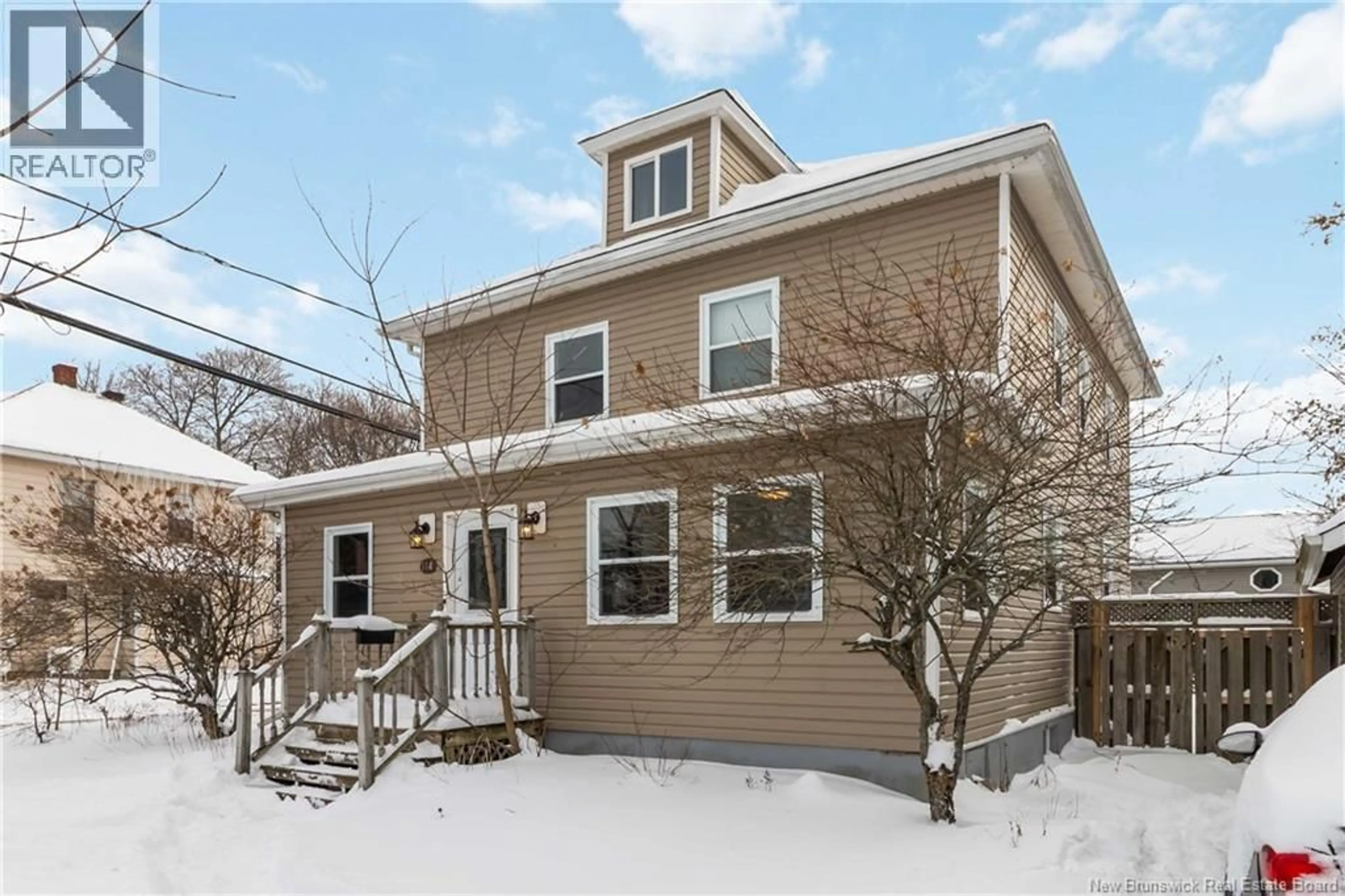 Home with vinyl exterior material, street for 114 PLEASANT STREET, Moncton New Brunswick E1A2V2