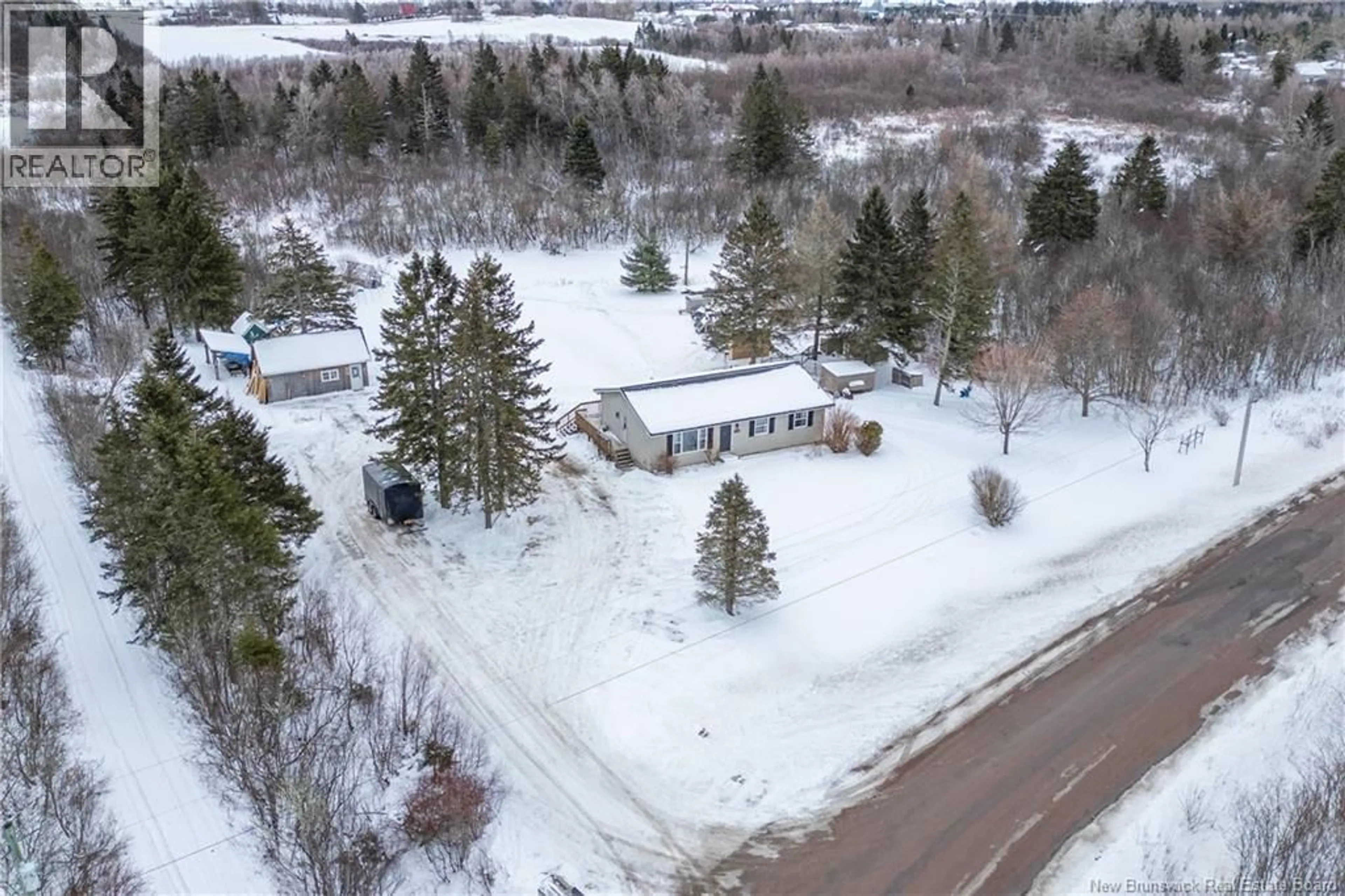A pic from outside/outdoor area/front of a property/back of a property/a pic from drone, street for 1946 UPPER ABOUJAGANE ROAD, Upper Sackville New Brunswick E4L1A9