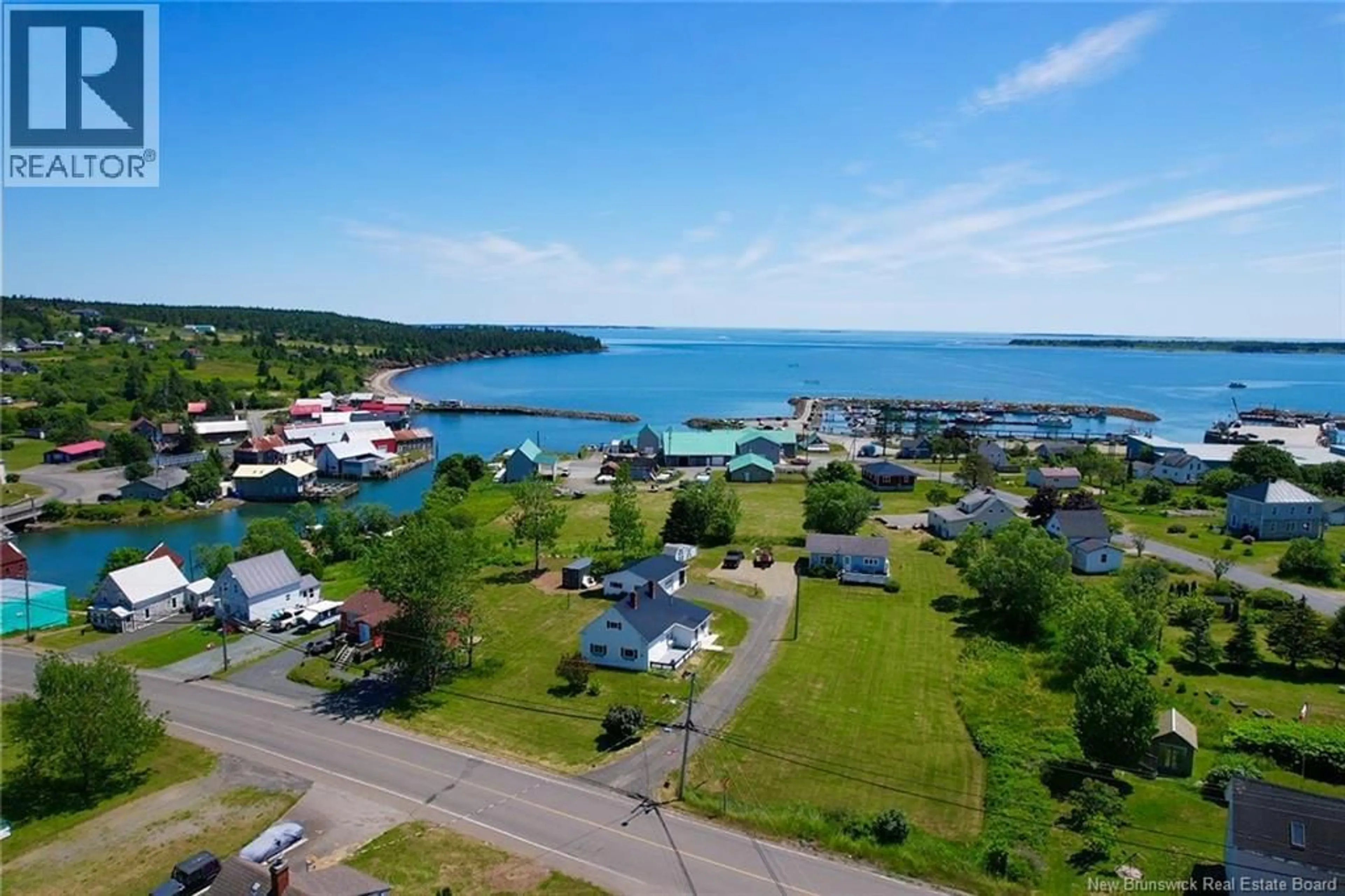 A pic from outside/outdoor area/front of a property/back of a property/a pic from drone, water/lake/river/ocean view for 1891 ROUTE 776, Grand Manan New Brunswick E5G3H1