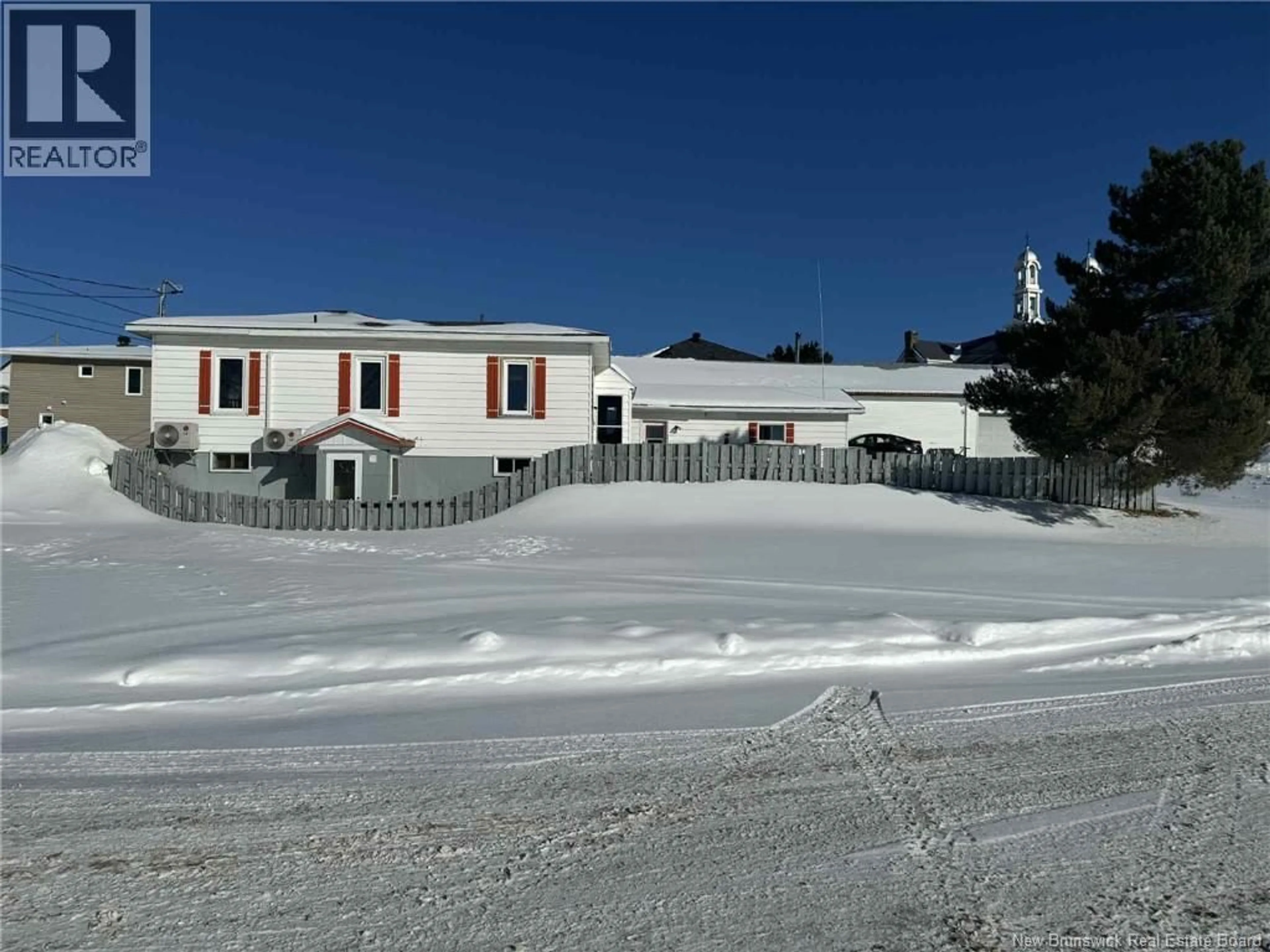 A pic from outside/outdoor area/front of a property/back of a property/a pic from drone, unknown for 2 RUE PHILIPPE, Sainte-Anne-De-Madawaska New Brunswick E7E1C2