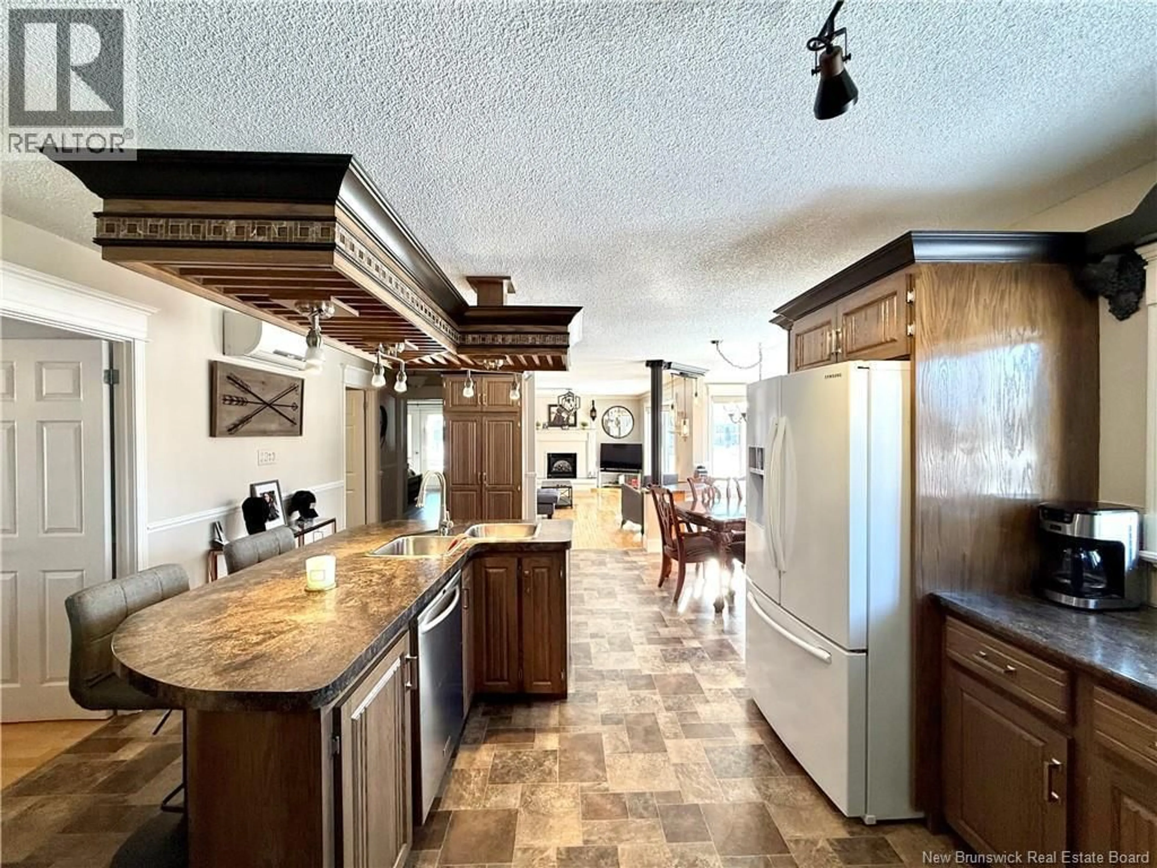 Open concept kitchen, ceramic/tile floor for 59 RIVIÈRE-VERTE ROAD, Green River New Brunswick E7C2Z9