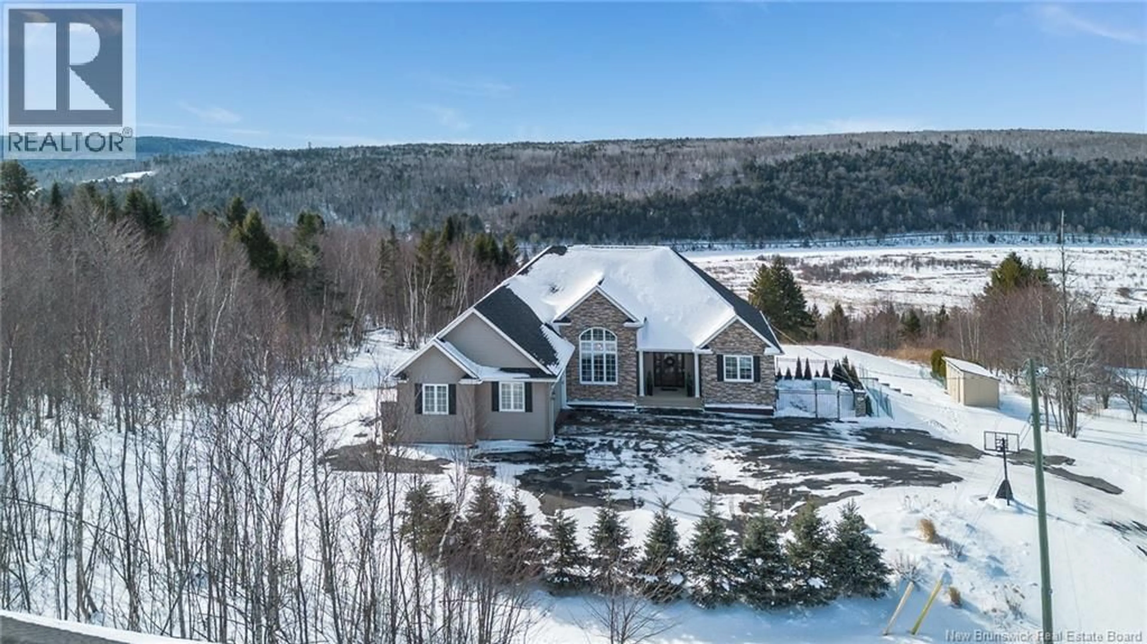 A pic from outside/outdoor area/front of a property/back of a property/a pic from drone, mountain view for 29 INSPIRATION LANE, Penniac New Brunswick E3A9X9