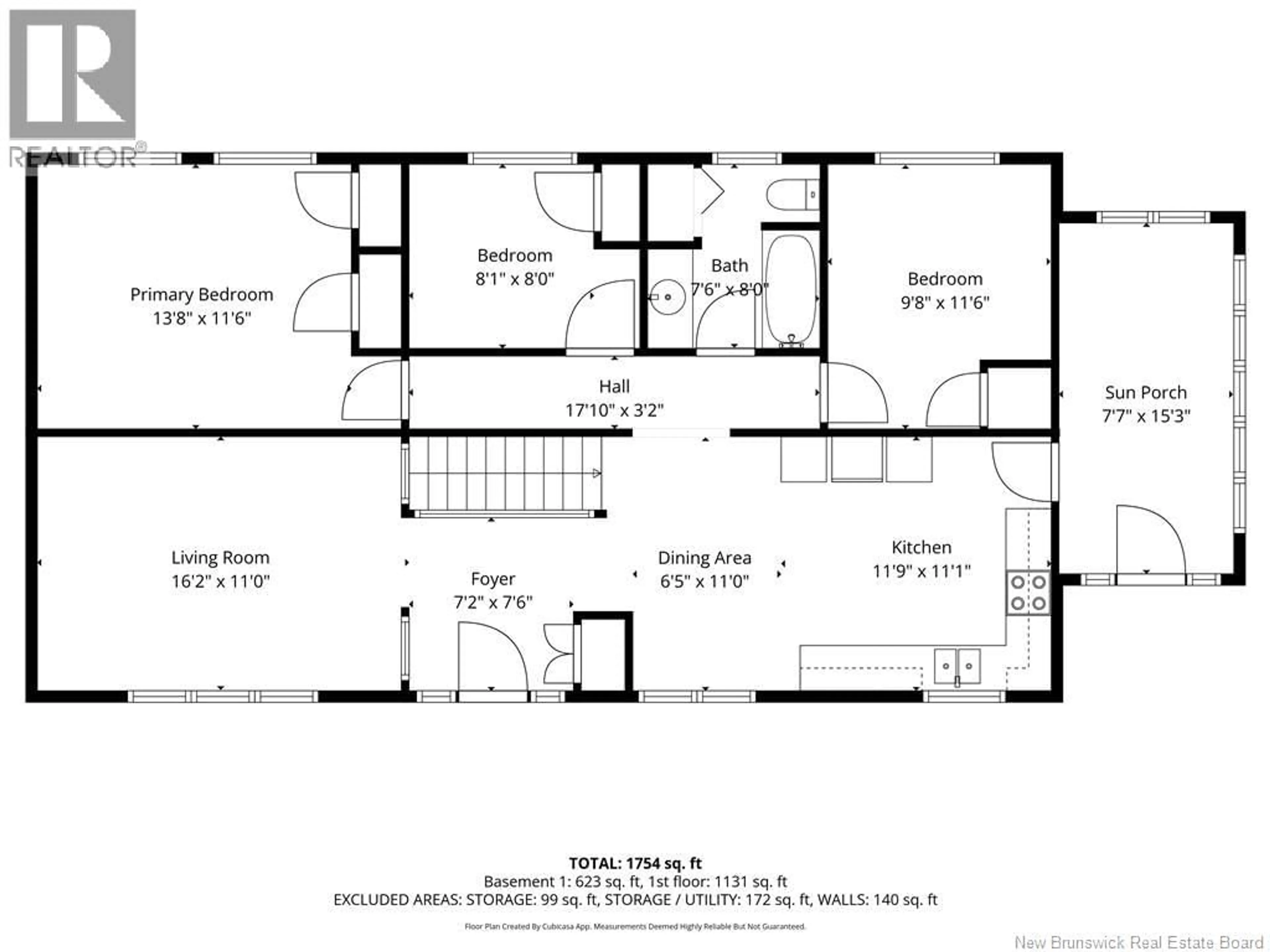 Floor plan for 3 MCLEAN AVE, Oromocto New Brunswick E2V3N6