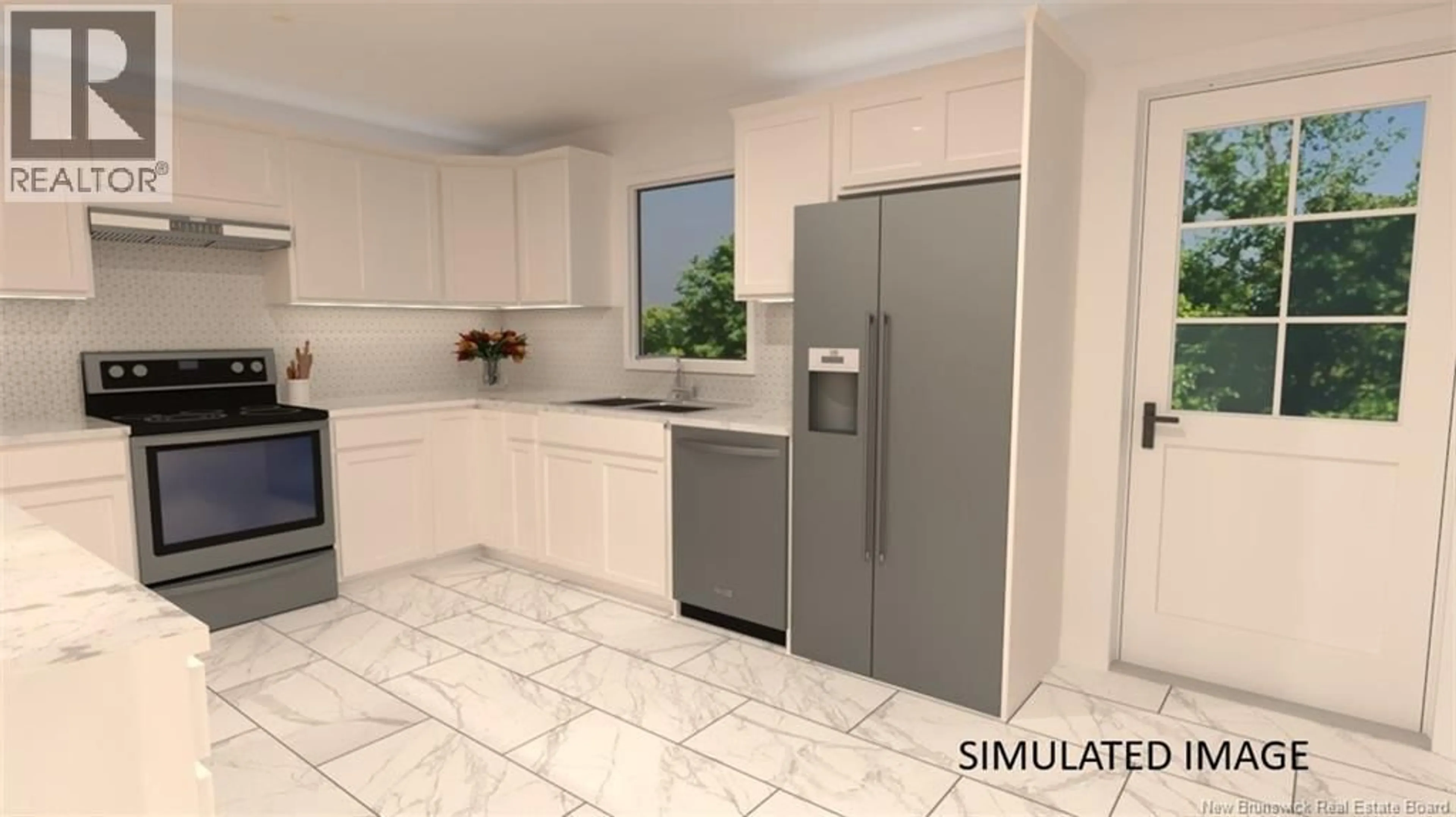 Standard kitchen, ceramic/tile floor for 23 HARDING STREET, Saint John New Brunswick E2L1T5
