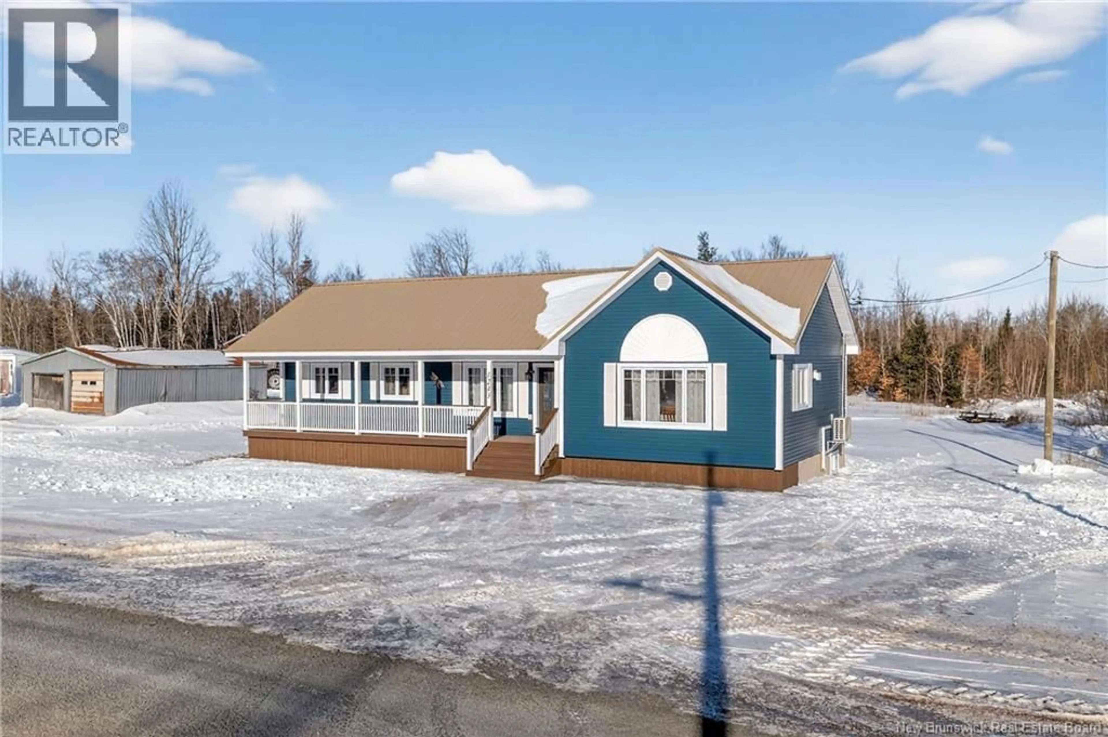 A pic from outside/outdoor area/front of a property/back of a property/a pic from drone, building for 1243 CH VAL-DOUCET CH, Val-Doucet New Brunswick E8R2A5