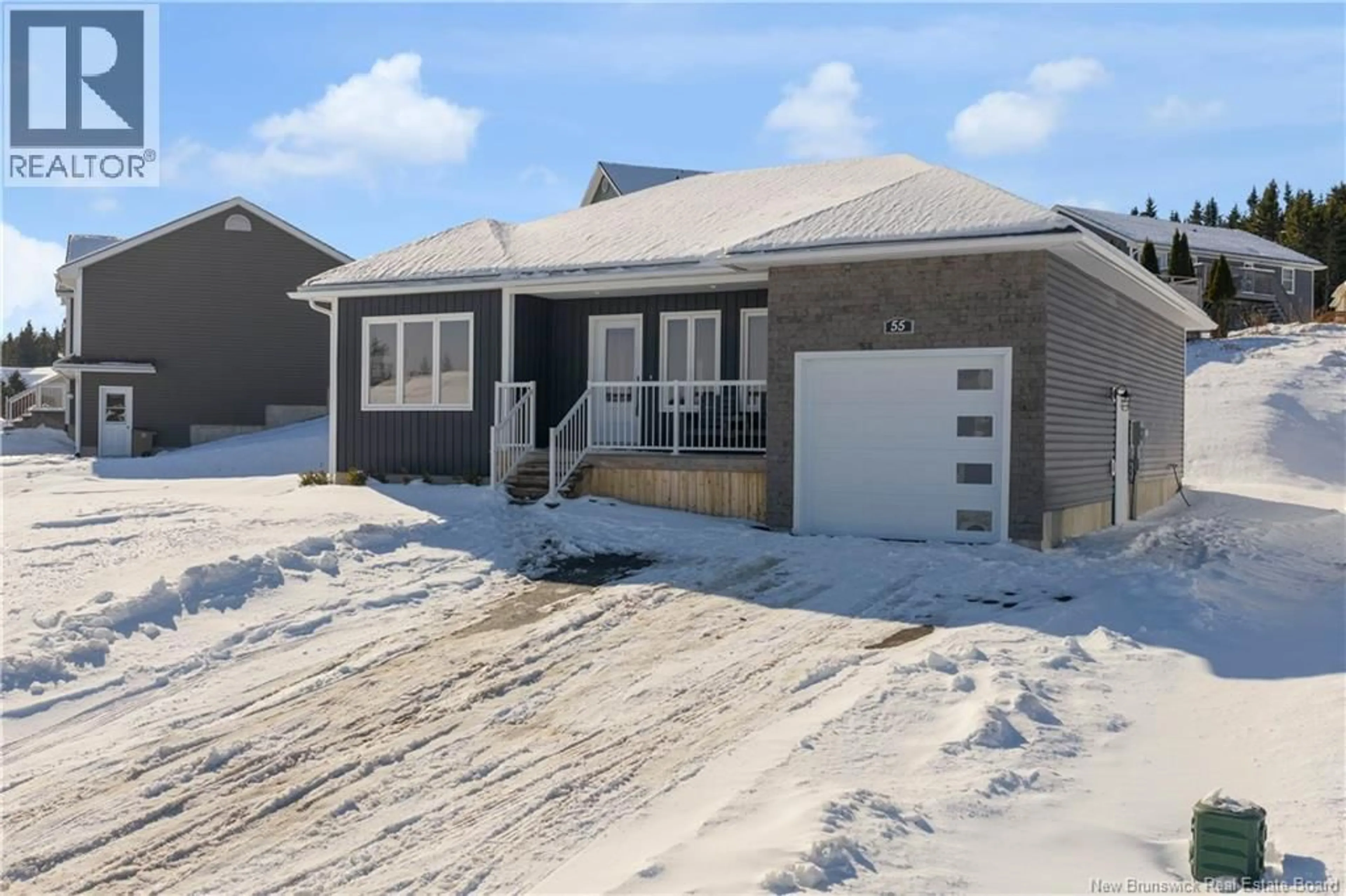 Home with brick exterior material, street for 55 OLD LAKE TRAIL, Saint John New Brunswick E2H0H9