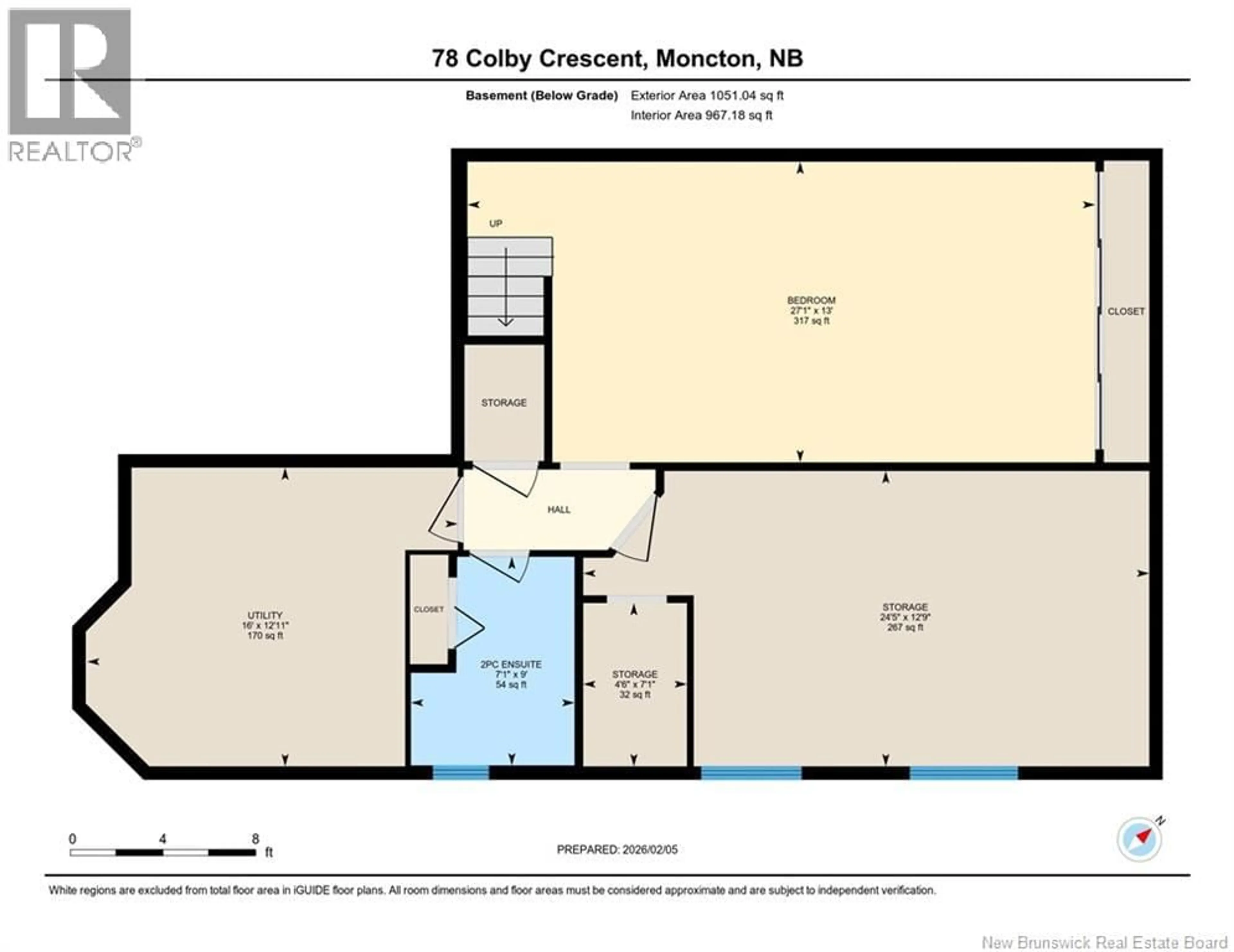 Floor plan for 78 COLBY CRESCENT, Moncton New Brunswick E1G5M3